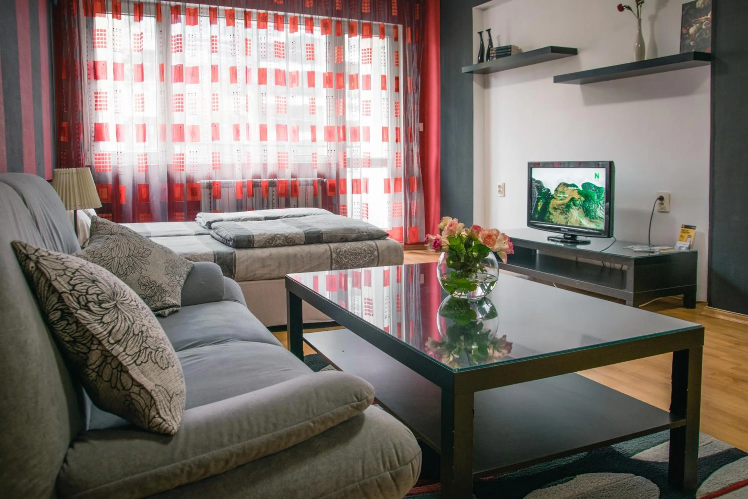 Living room in Sofia Central Hotel Apartments