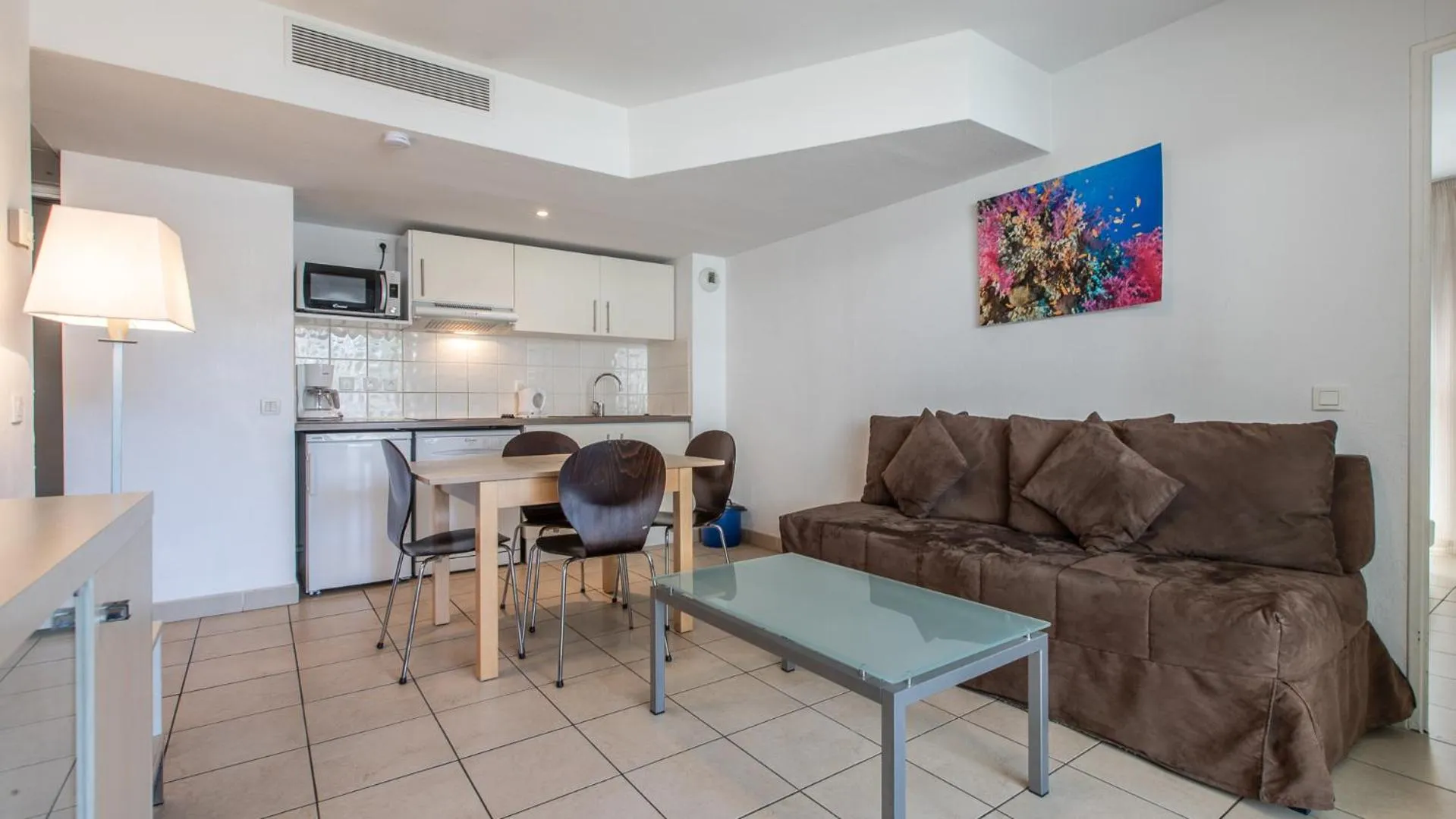 Living room in Vacancéole - Résidence Le Crystal