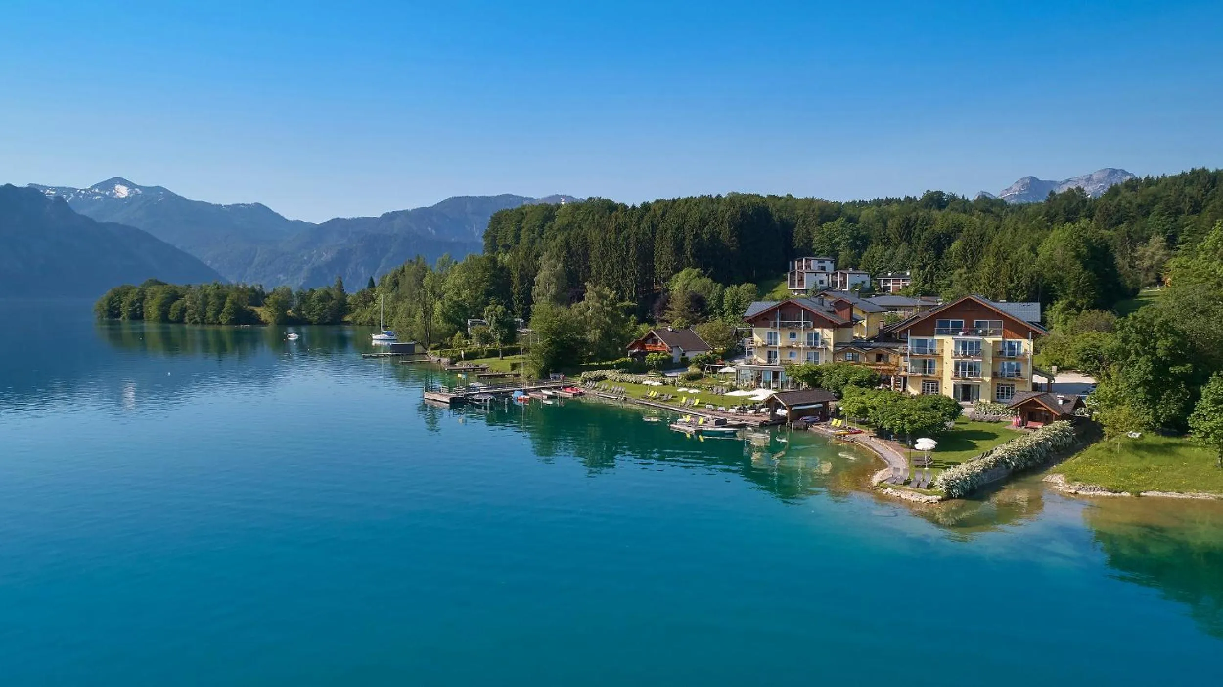 Bird's eye view in Hotel Stadler am Attersee