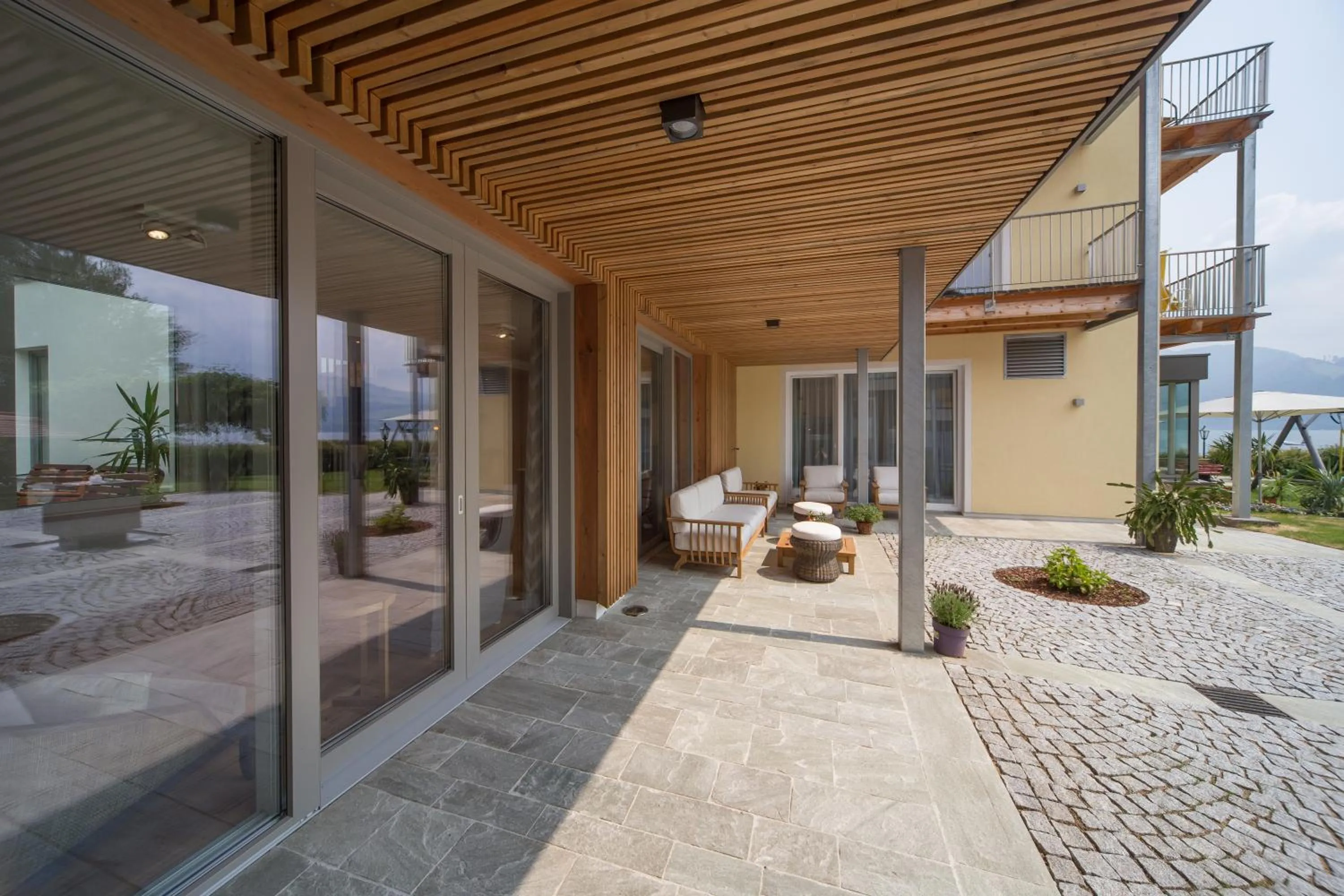 Patio in Hotel Stadler am Attersee