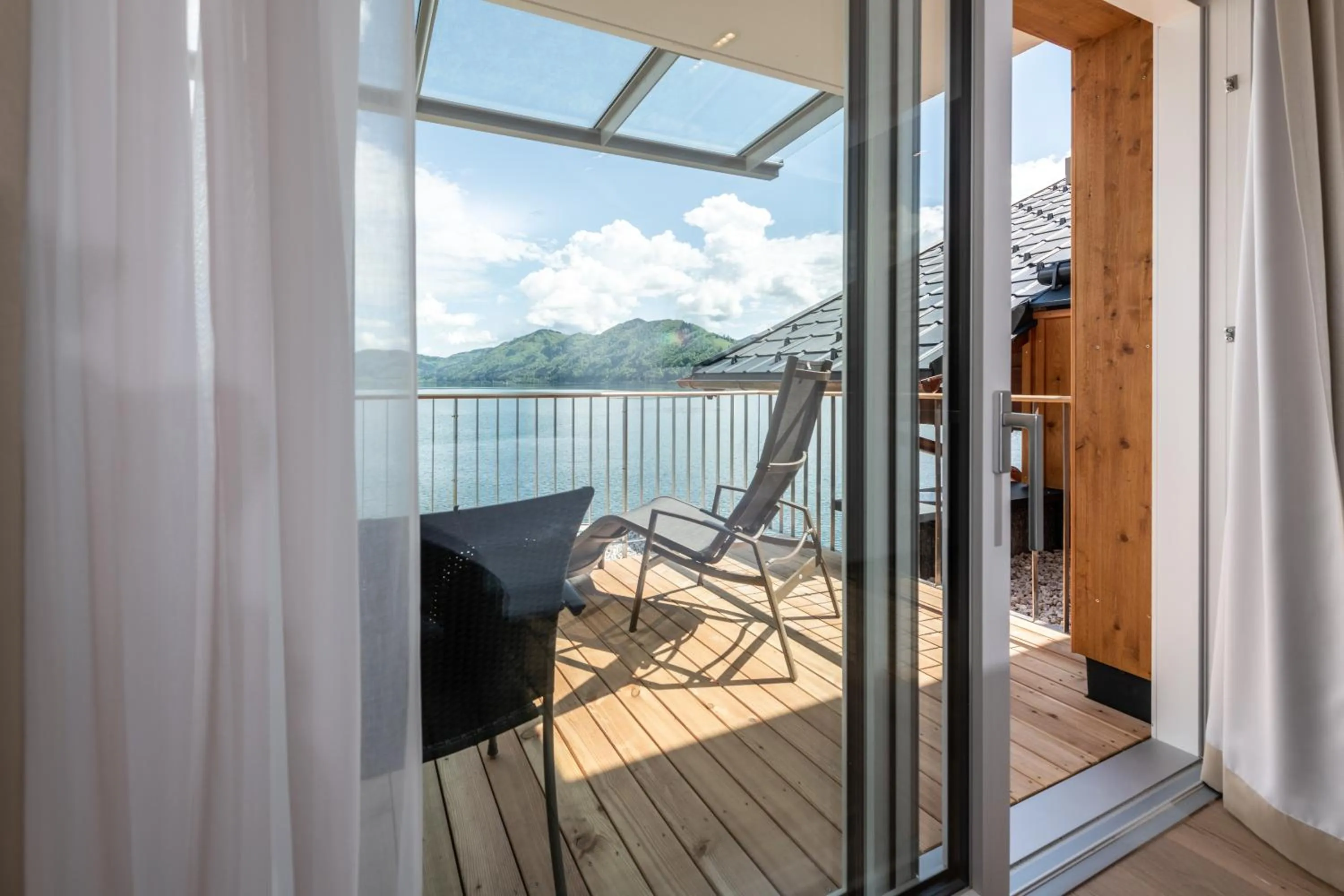 Balcony/Terrace in Hotel Stadler am Attersee