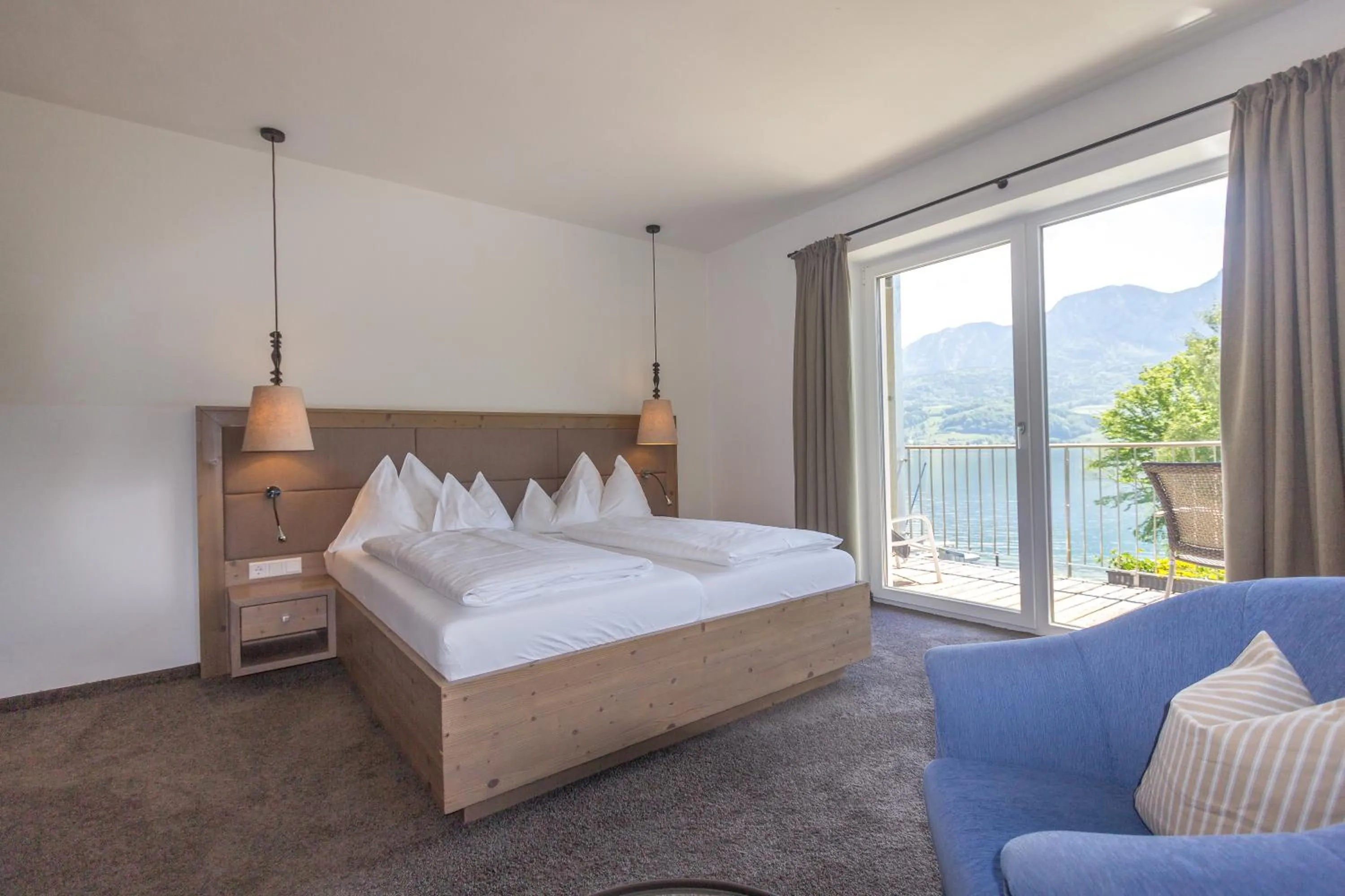 Photo of the whole room, Bed in Hotel Stadler am Attersee