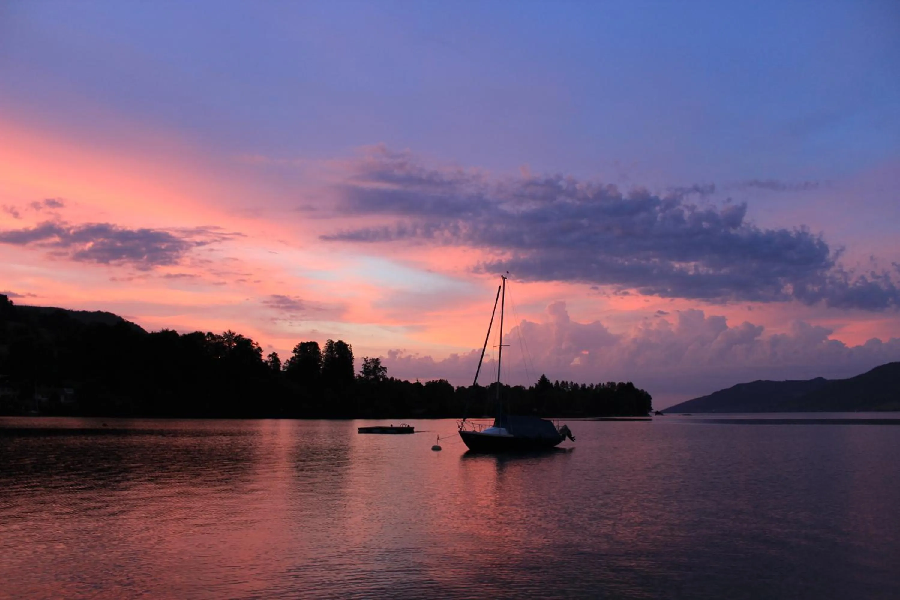 Lake view in Hotel Stadler am Attersee
