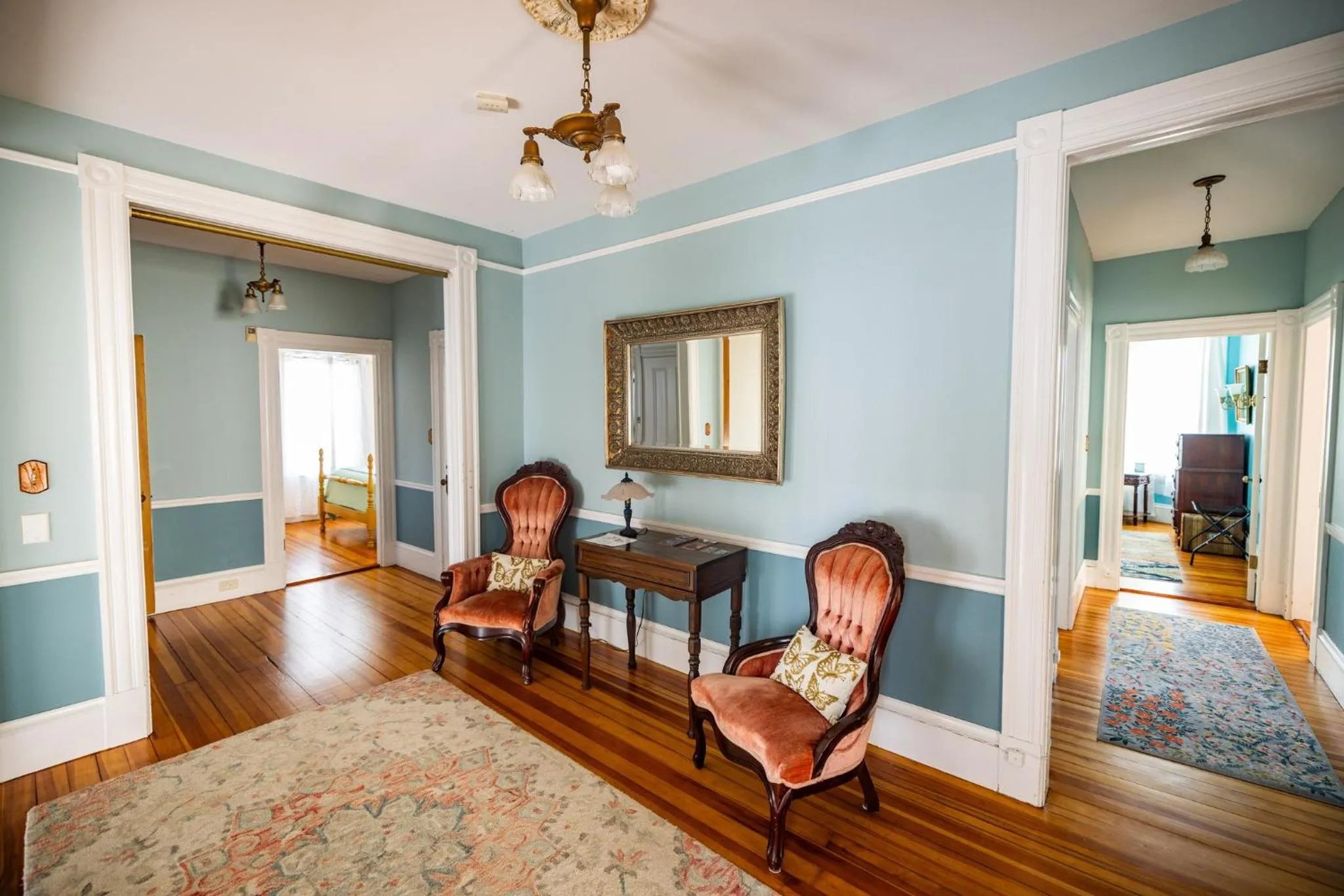 Bed in The Gregory House - A Maine Victorian Mansion