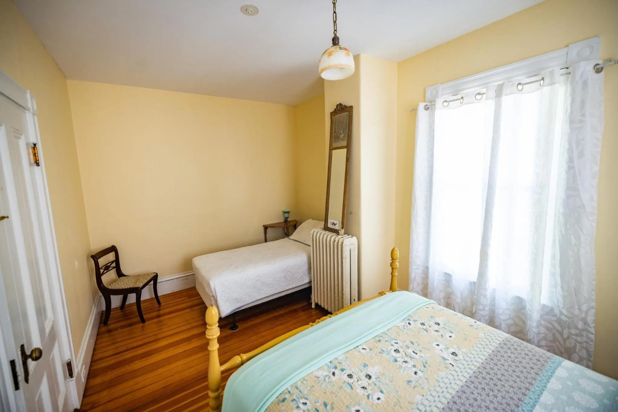 Bed in The Gregory House - A Maine Victorian Mansion