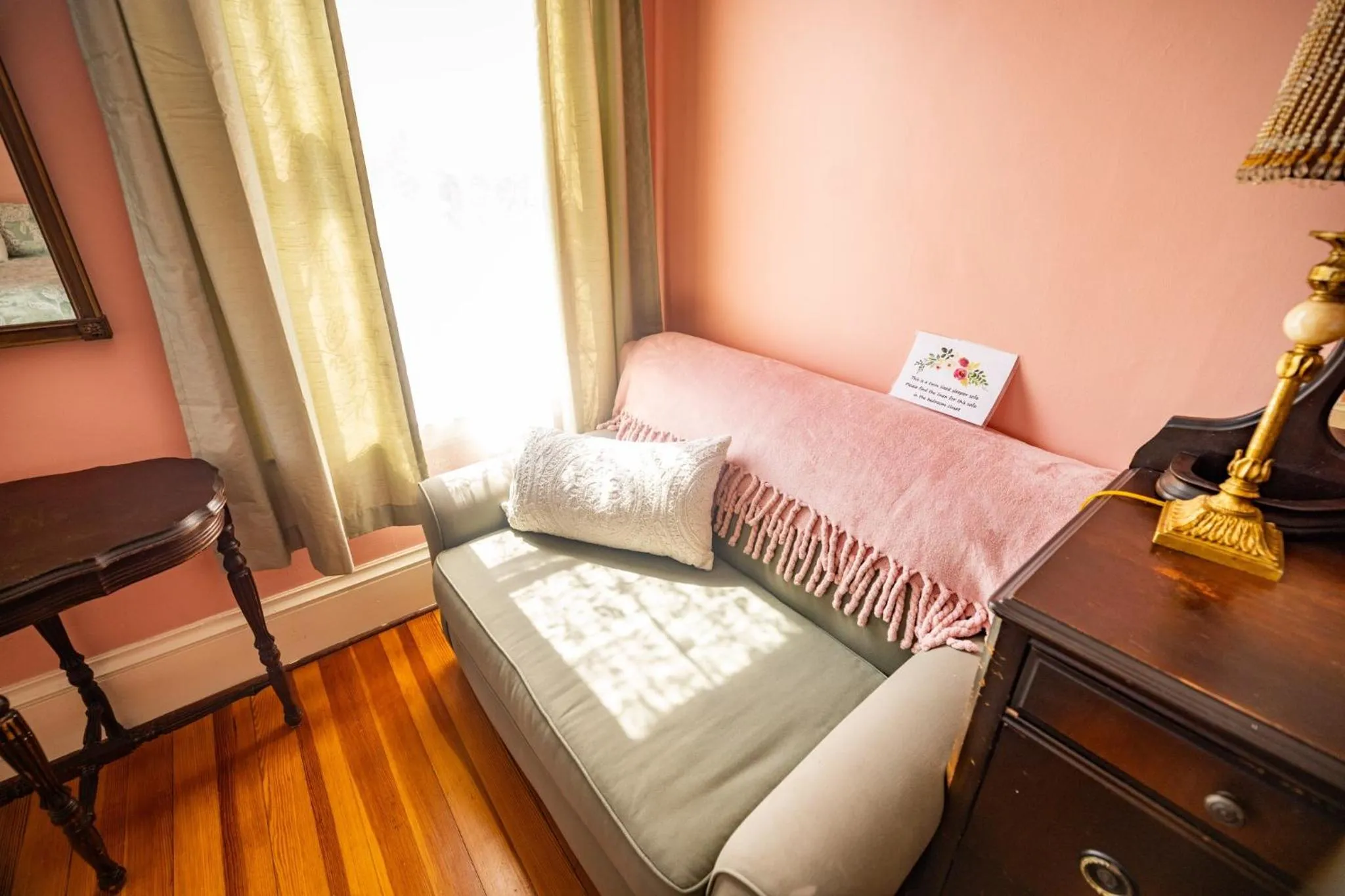 Bed in The Gregory House - A Maine Victorian Mansion