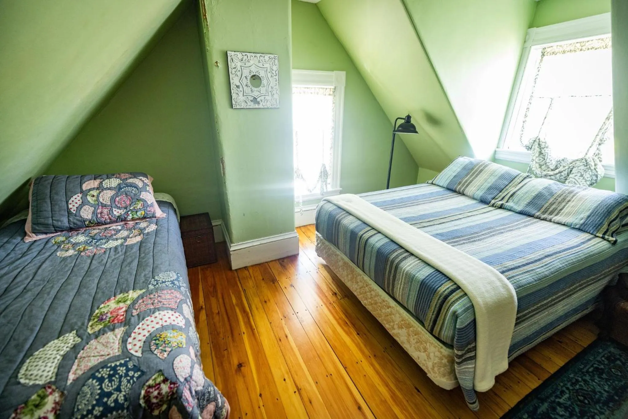 Bed in The Gregory House - A Maine Victorian Mansion