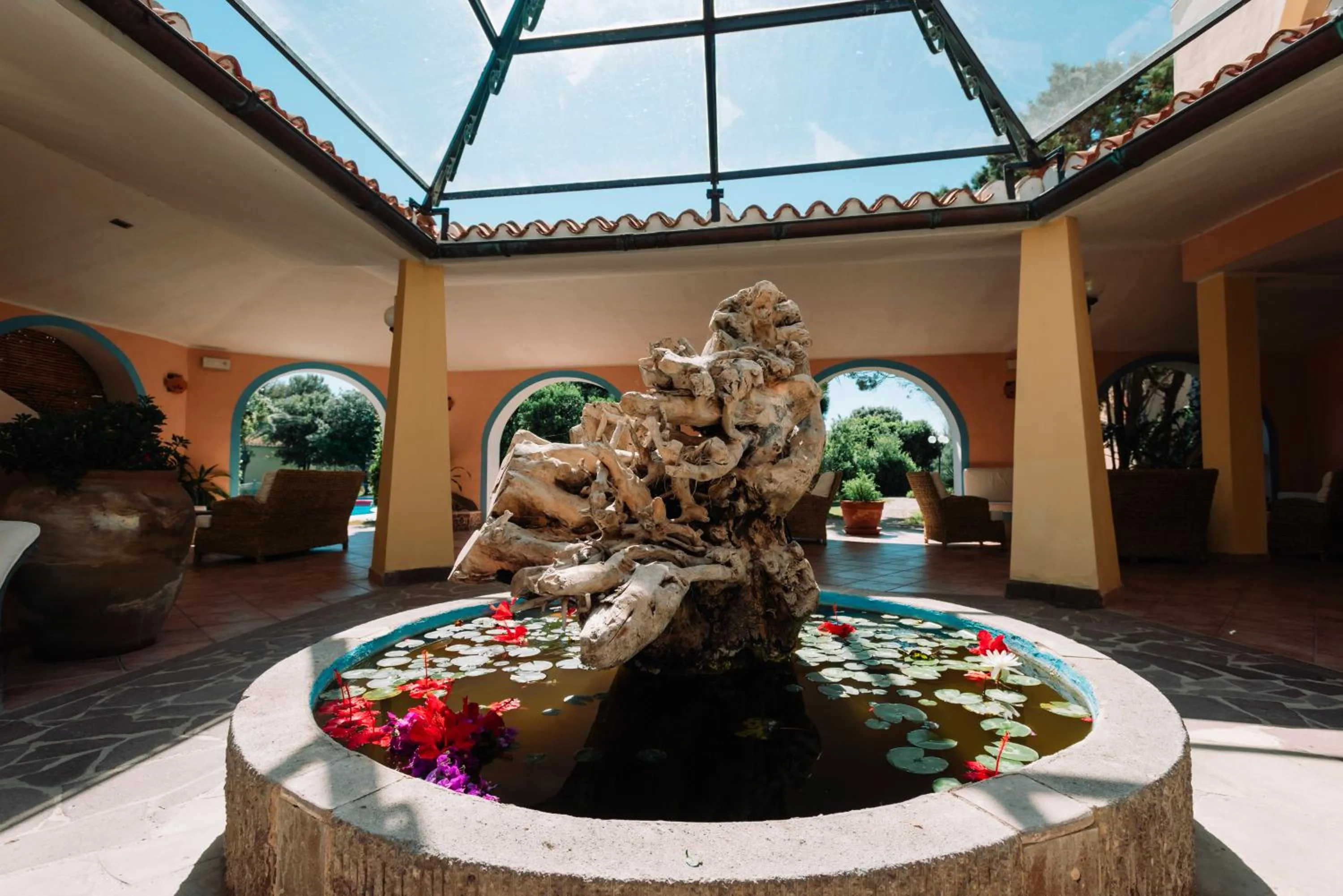 Patio in Hotel Luci Del Faro