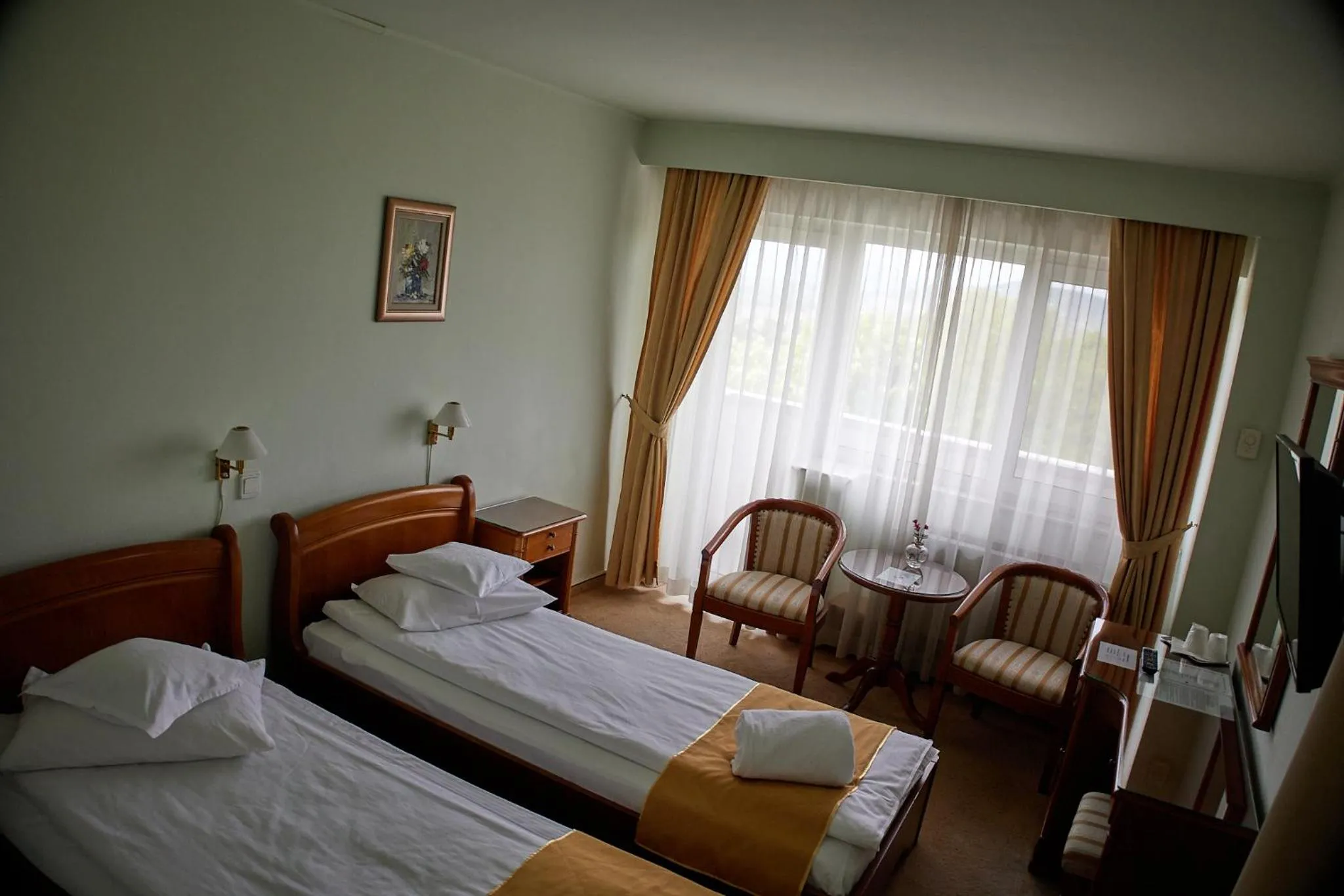 Bed in Hotel Belvedere