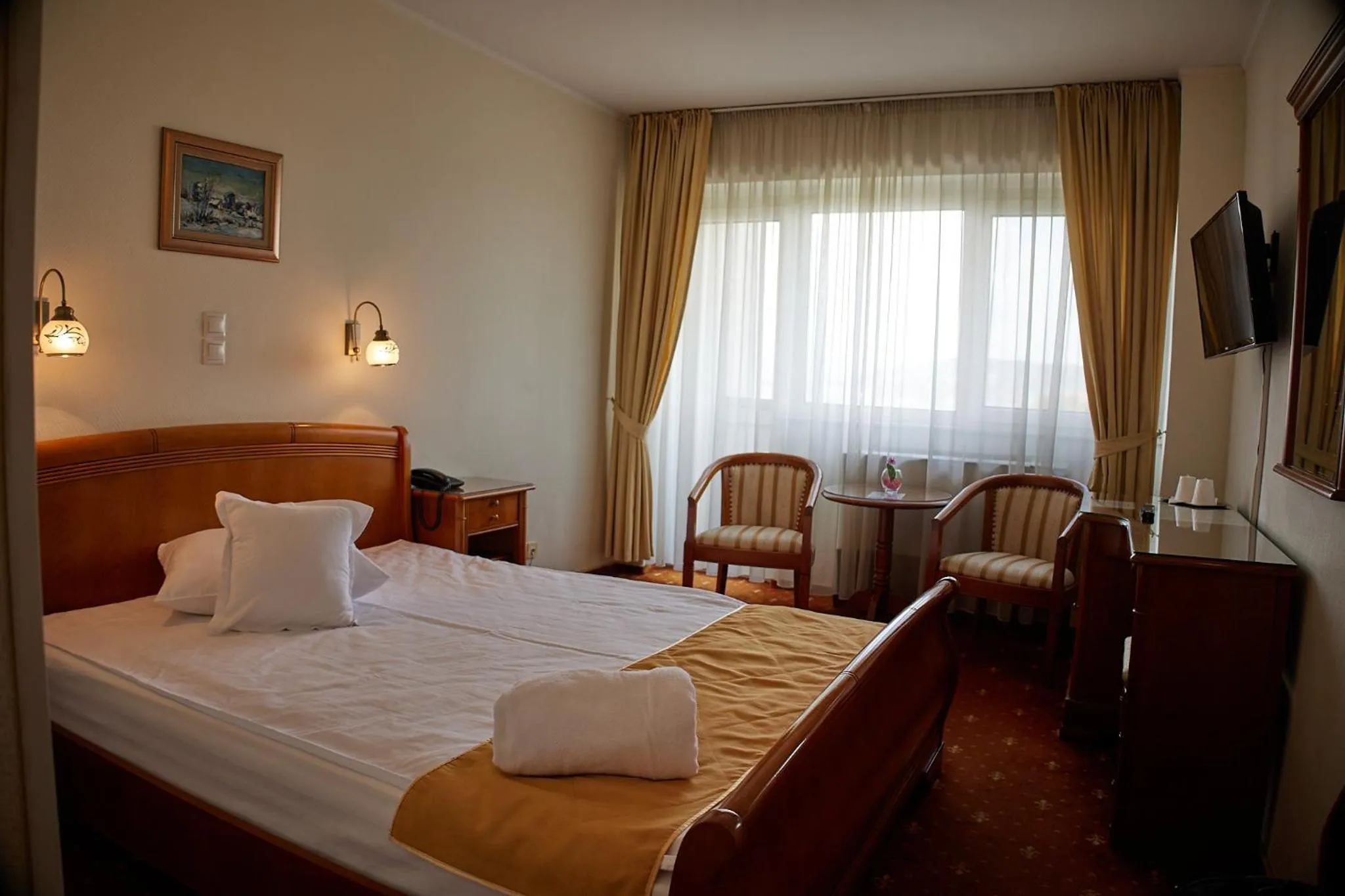 Bed in Hotel Belvedere