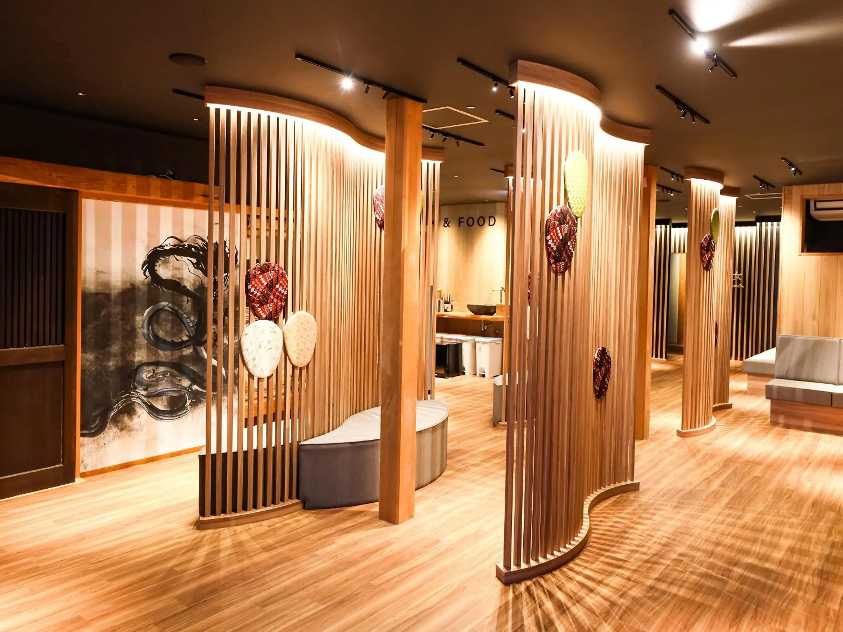 Lobby or reception in Hakuba Ryujin Onsen RYOKAN SUI Lobby or reception in Hakuba Ryujin Onsen RYOKAN SUI