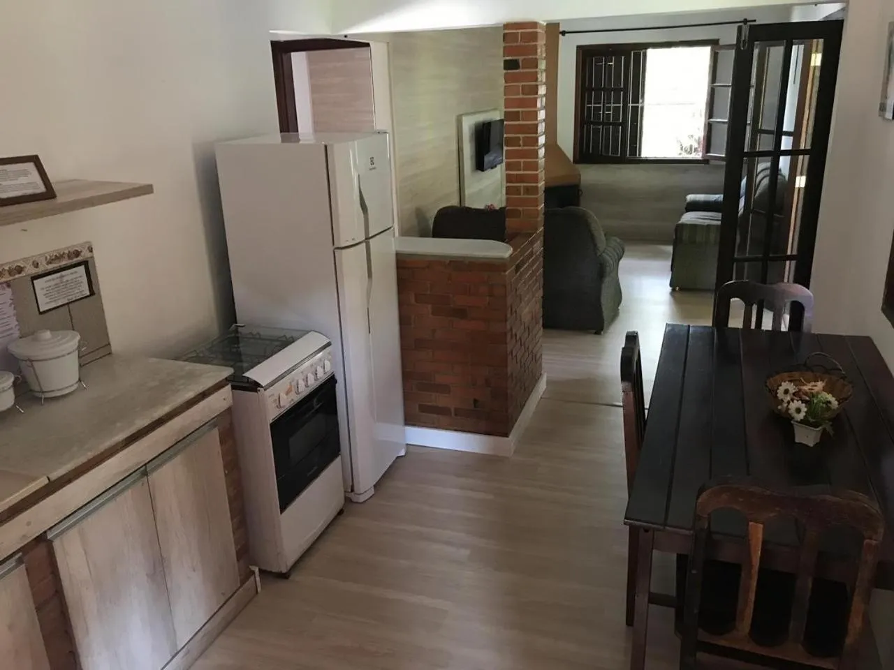 Kitchen or kitchenette in Aconchegos Ile de France
