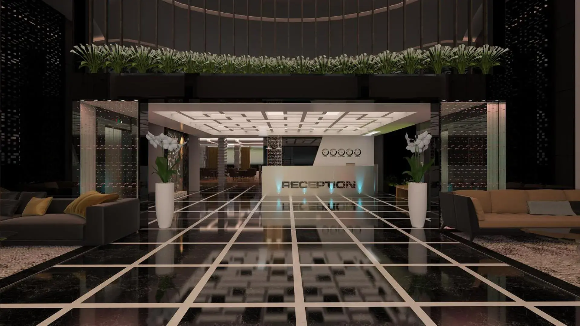 Lobby or reception in New Gate Hotel Lobby or reception in New Gate Hotel