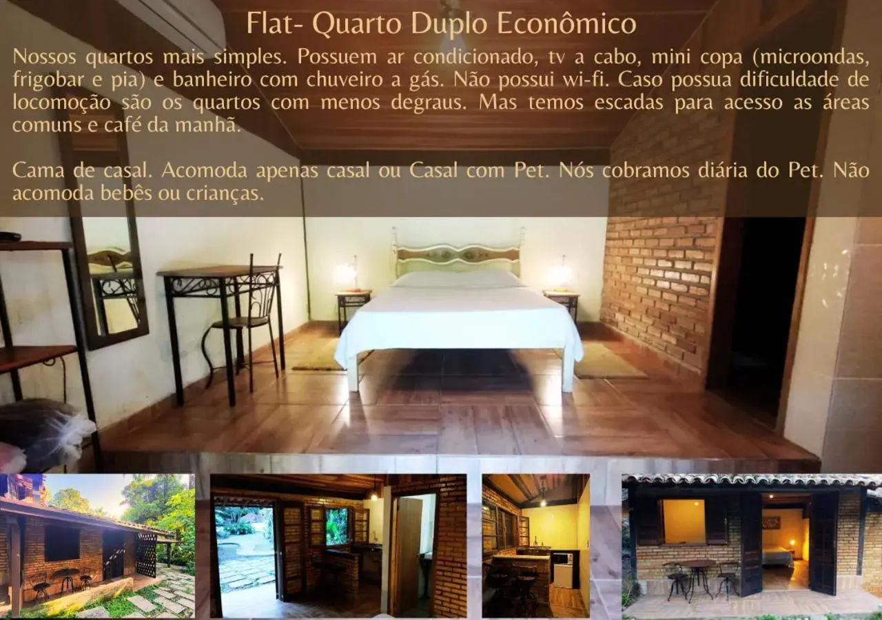 Budget Double Room in Hotel da Cachoeira Budget Double Room in Hotel da Cachoeira