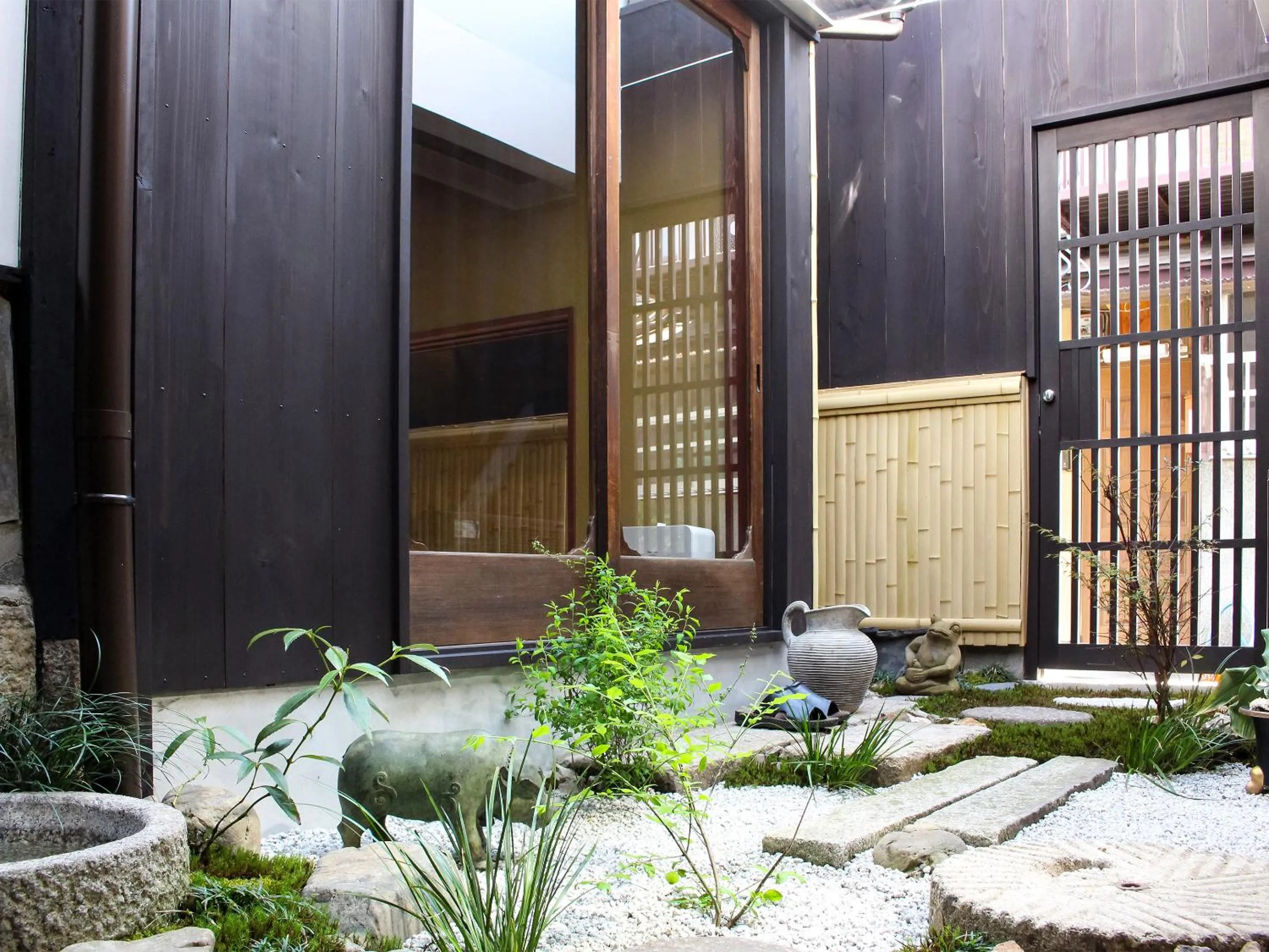 Garden view in Ryokan Tanoya