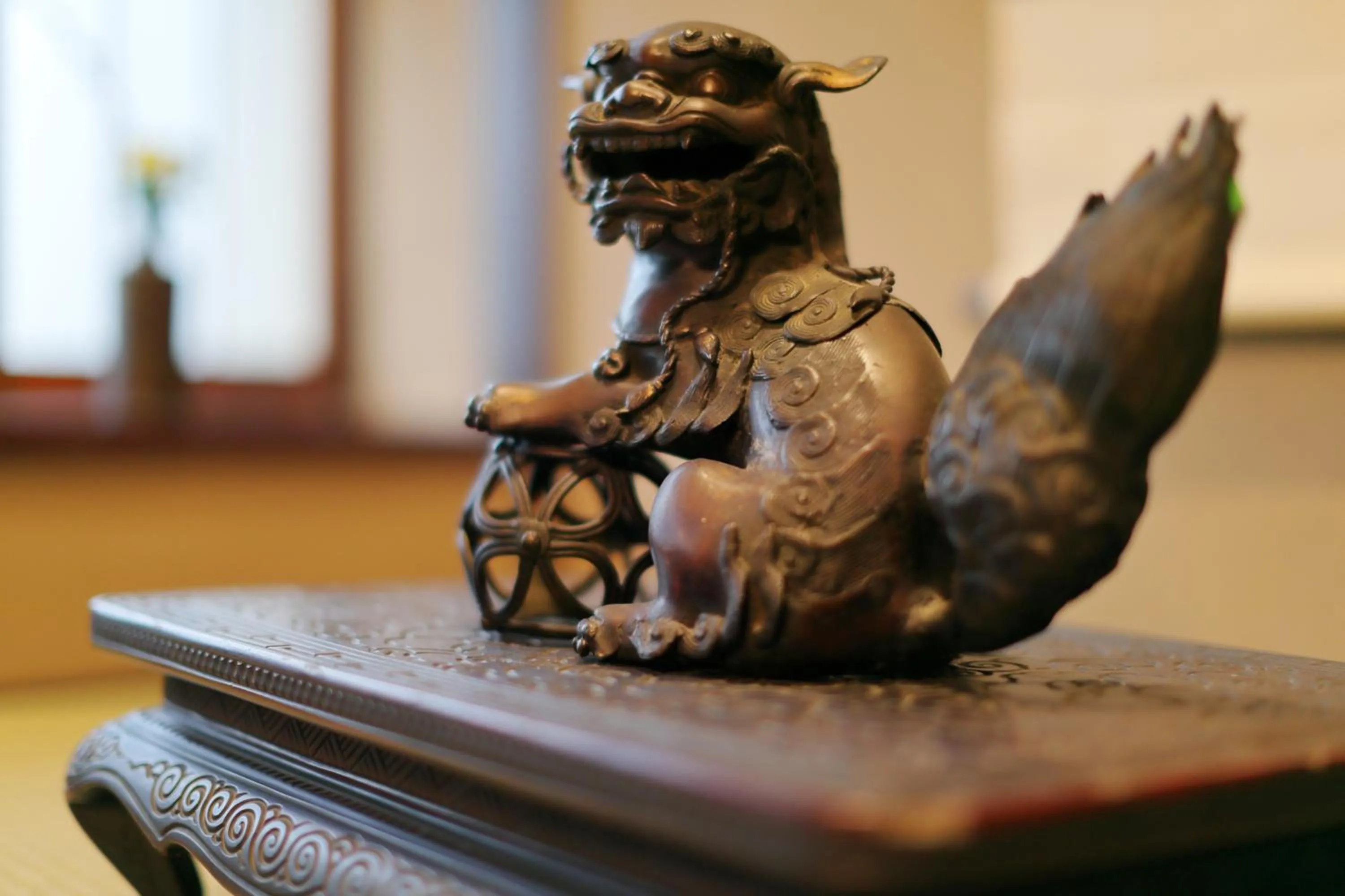 Decorative detail in Ryokan Tanoya