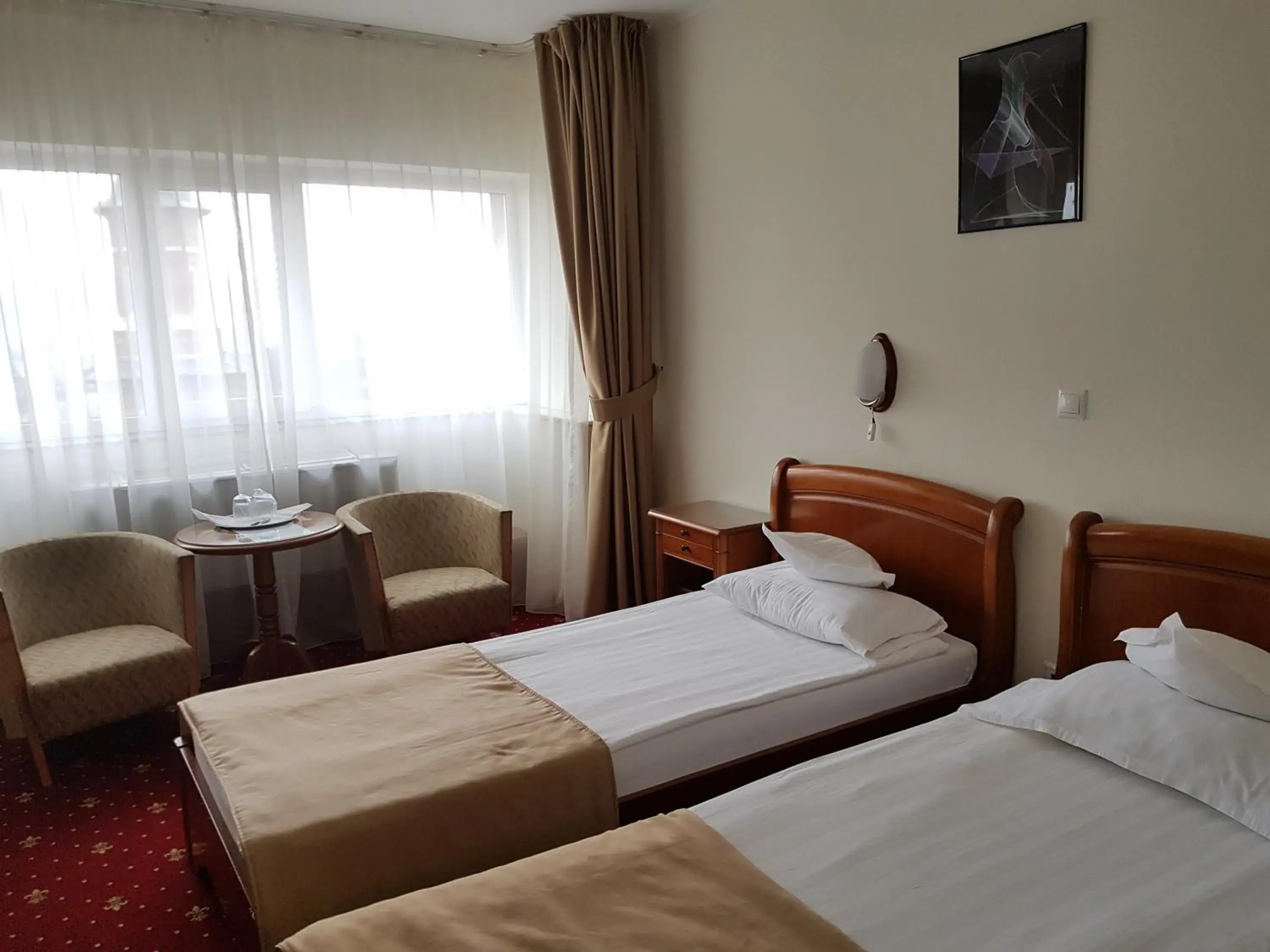 Bed in Hotel Moldova Bed in Hotel Moldova