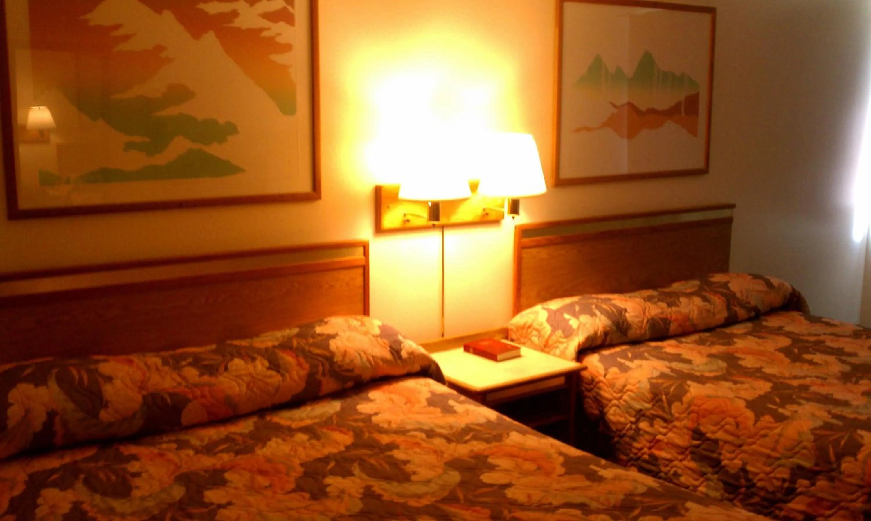 Decorative detail, Bed in Colorado River Value Inn