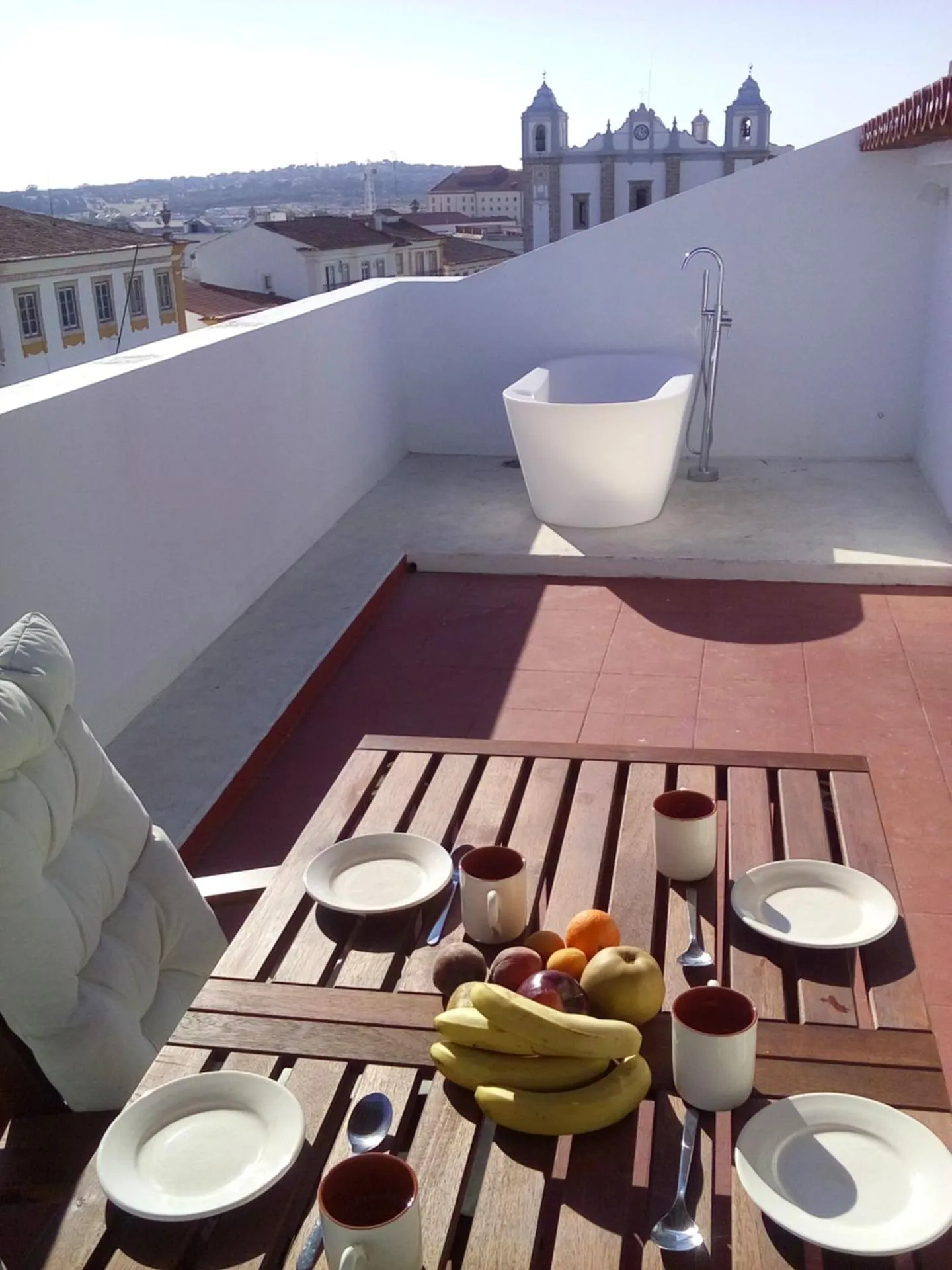 Balcony/Terrace in Evora Inn