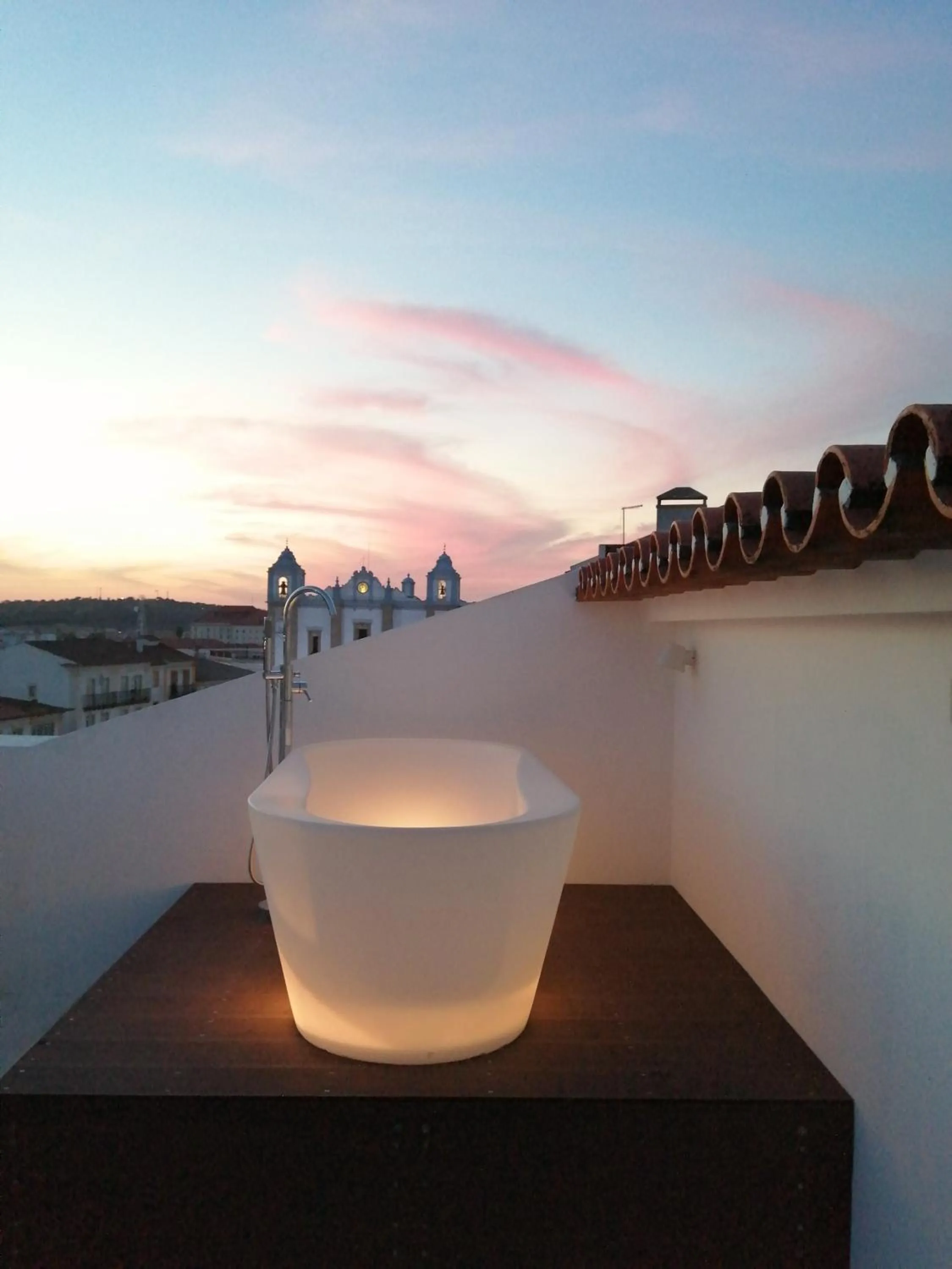 Balcony/Terrace in Evora Inn