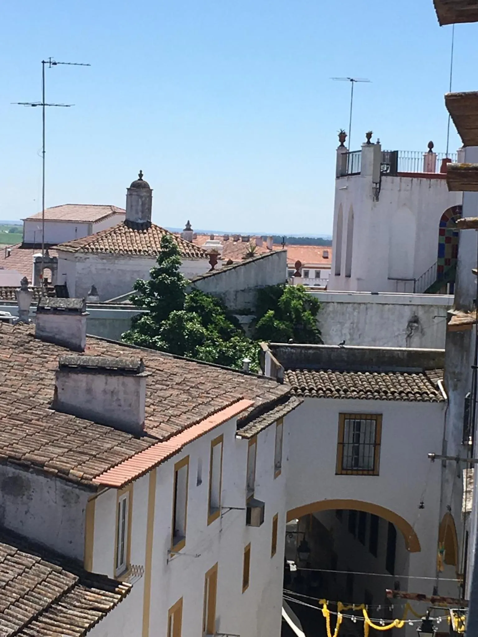 City view in Evora Inn