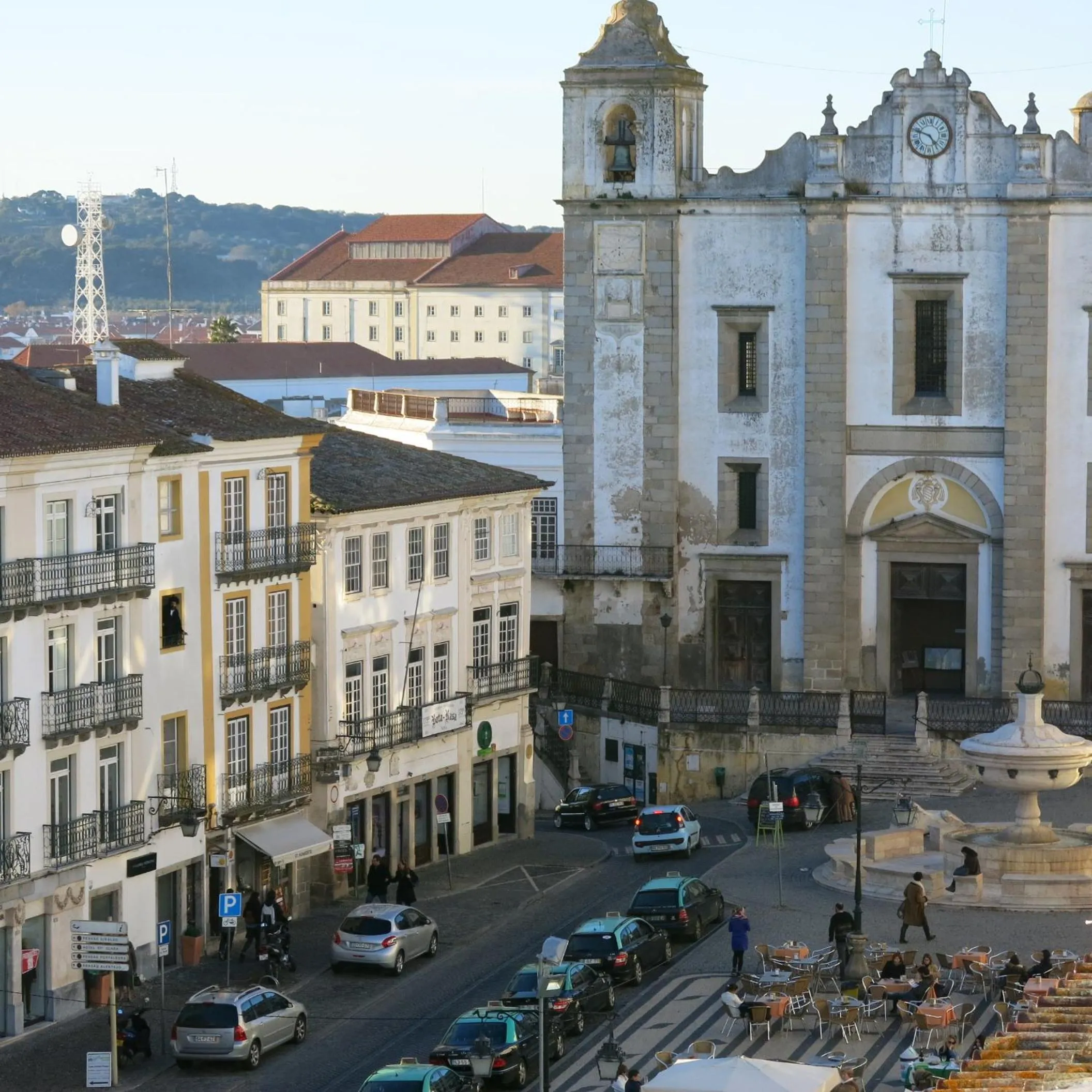 Bird's eye view in Evora Inn
