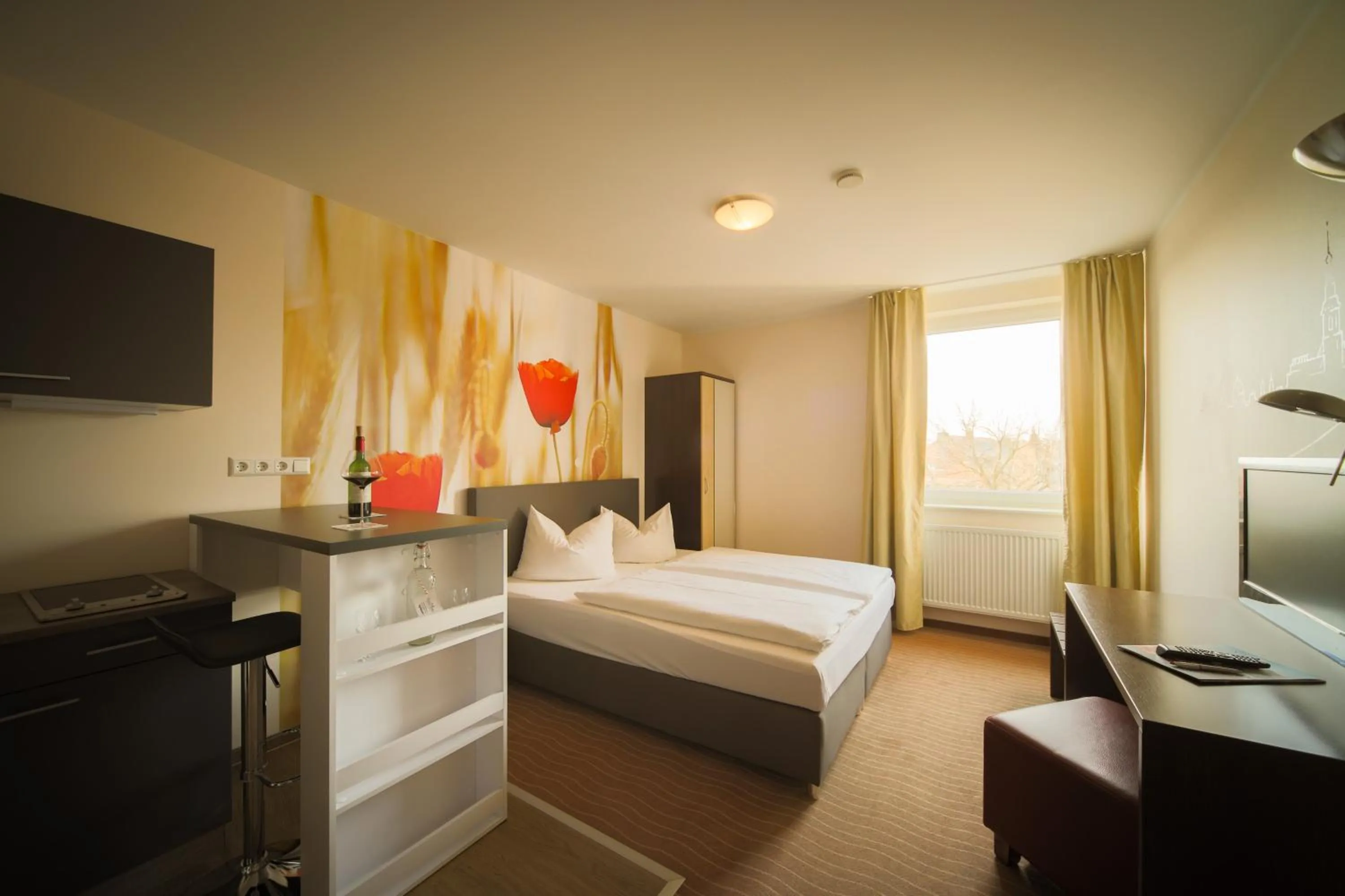 Bed in Bergwirtschaft Wilder Mann Hotel und Restaurant