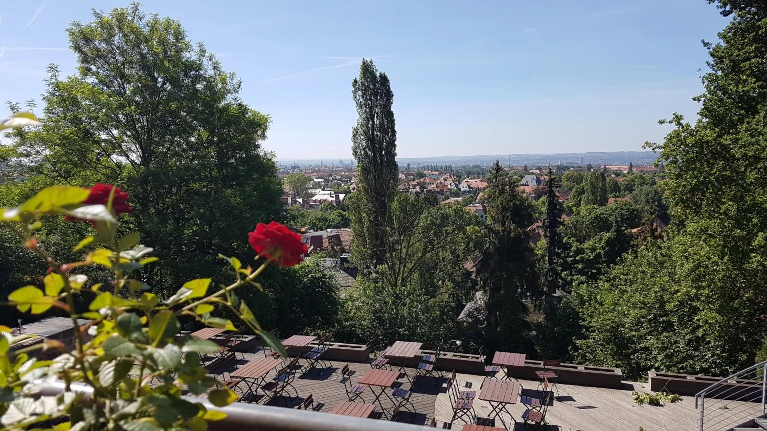 City view in Bergwirtschaft Wilder Mann Hotel und Restaurant