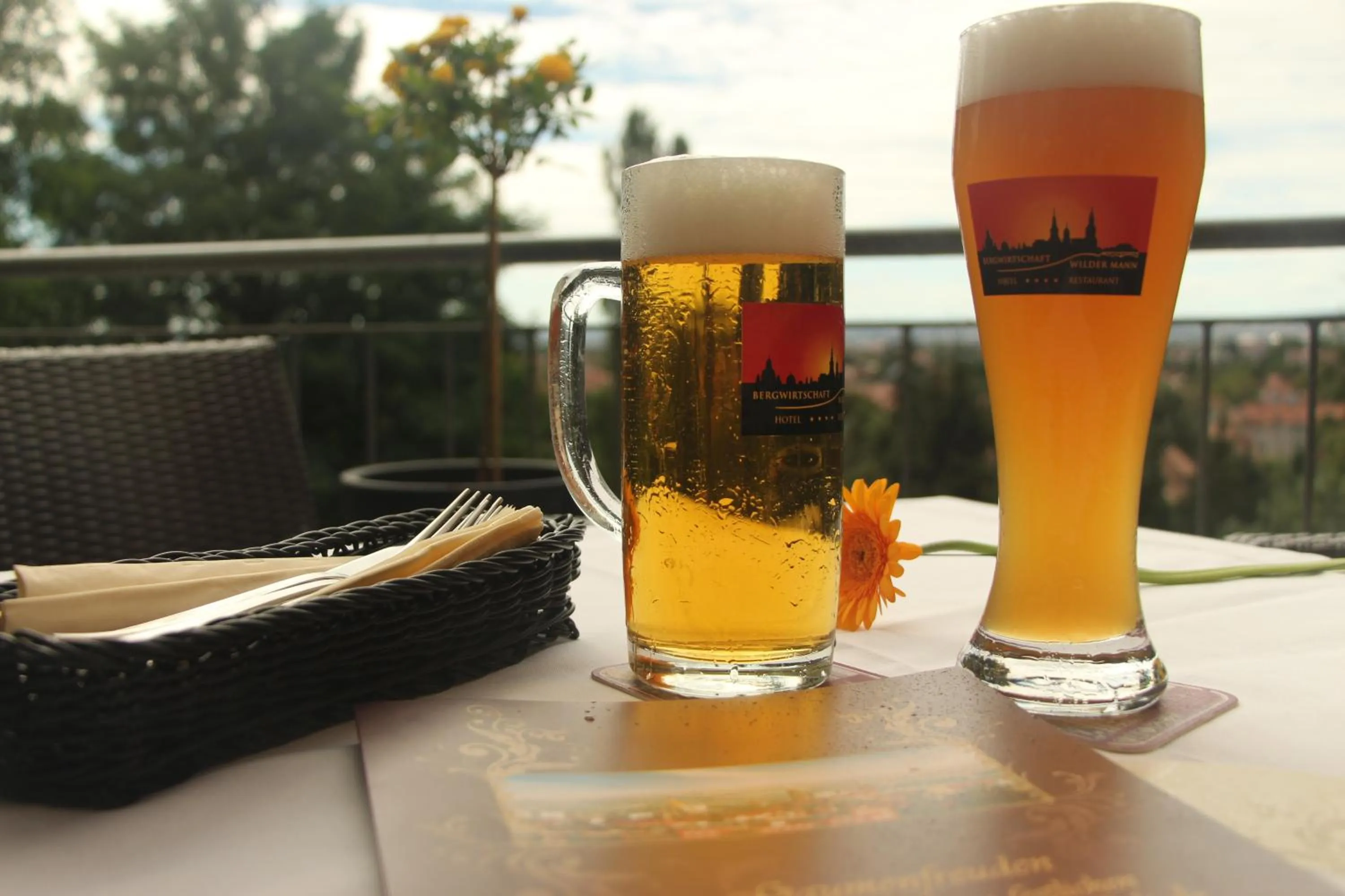 City view in Bergwirtschaft Wilder Mann Hotel und Restaurant