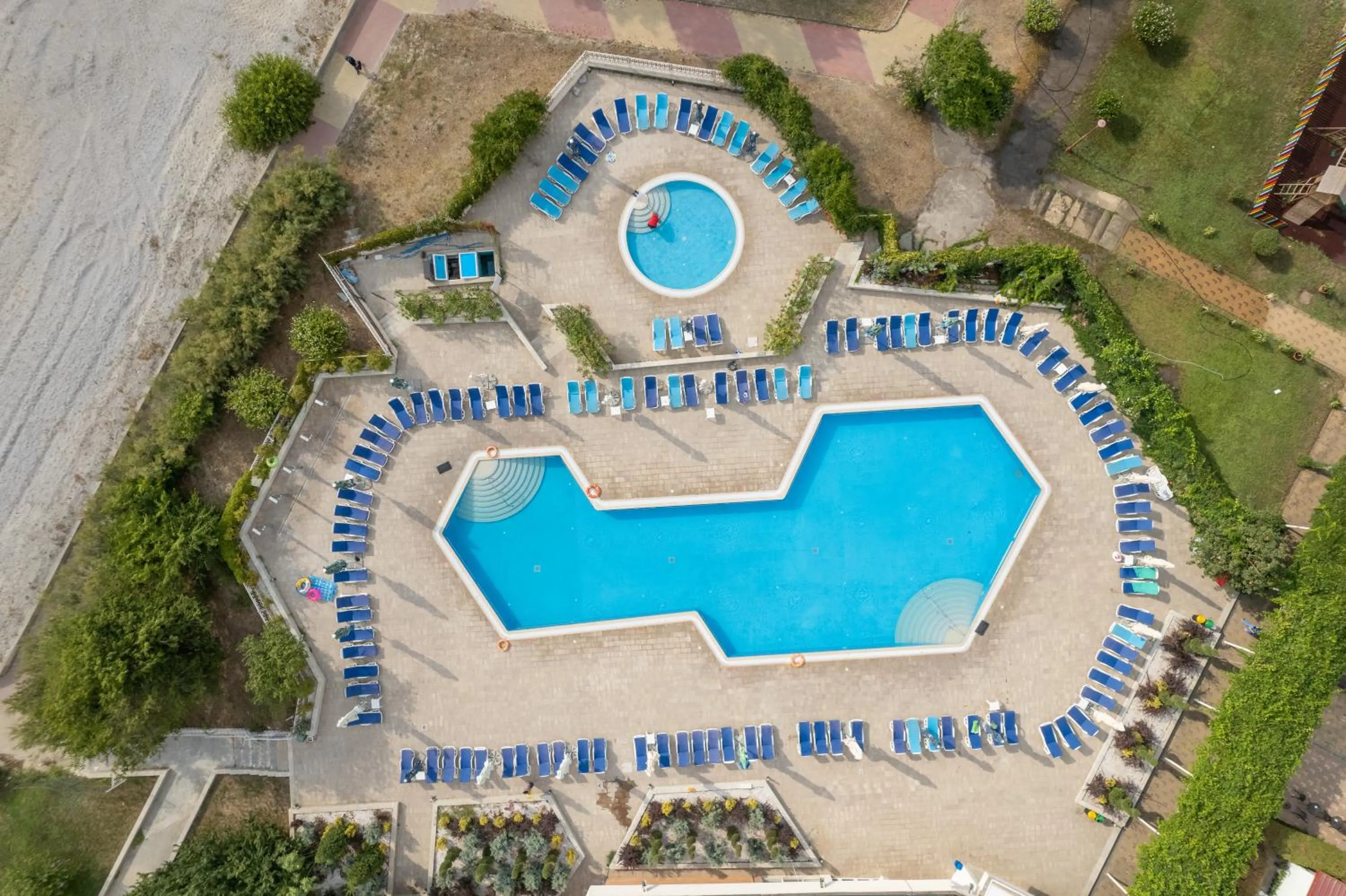 Bird's eye view in Hotel Orfeu