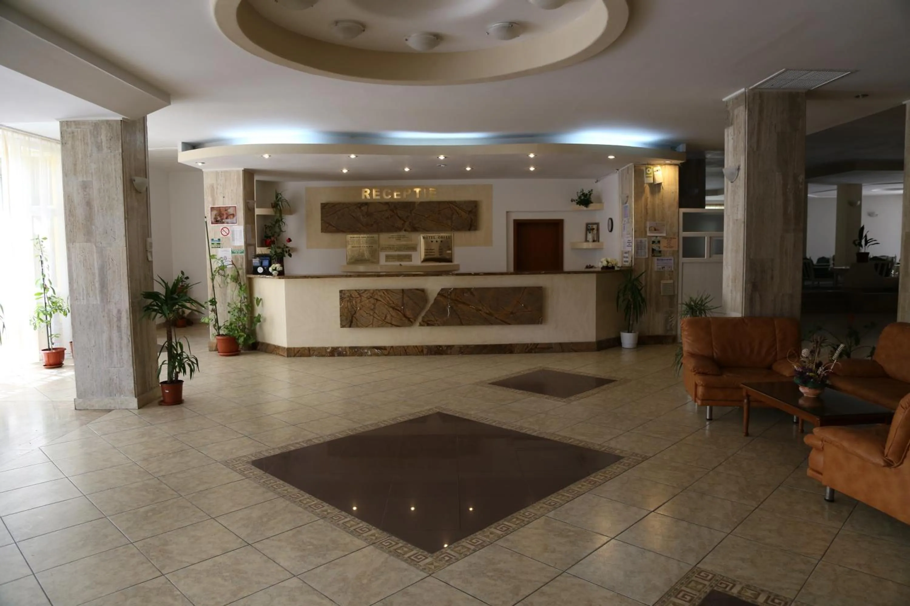 Lobby or reception in Hotel Orfeu
