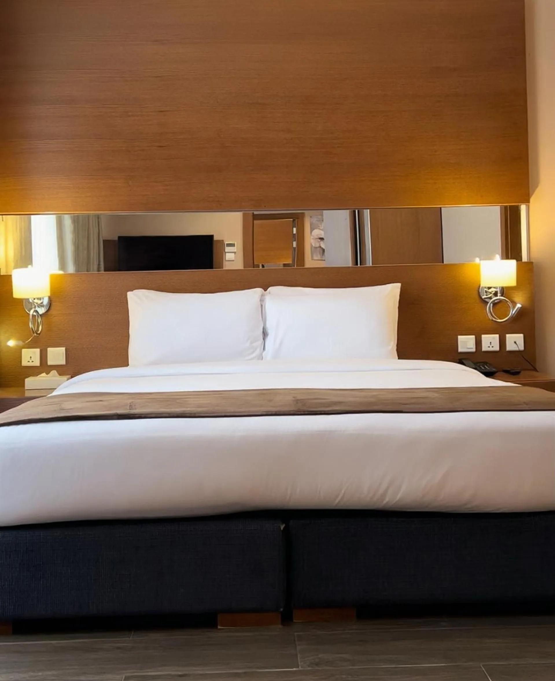 Bed in The Seventh Star Hotel Suites