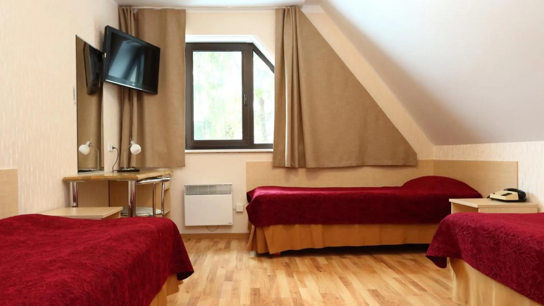 Bed in Hotel Karupesa