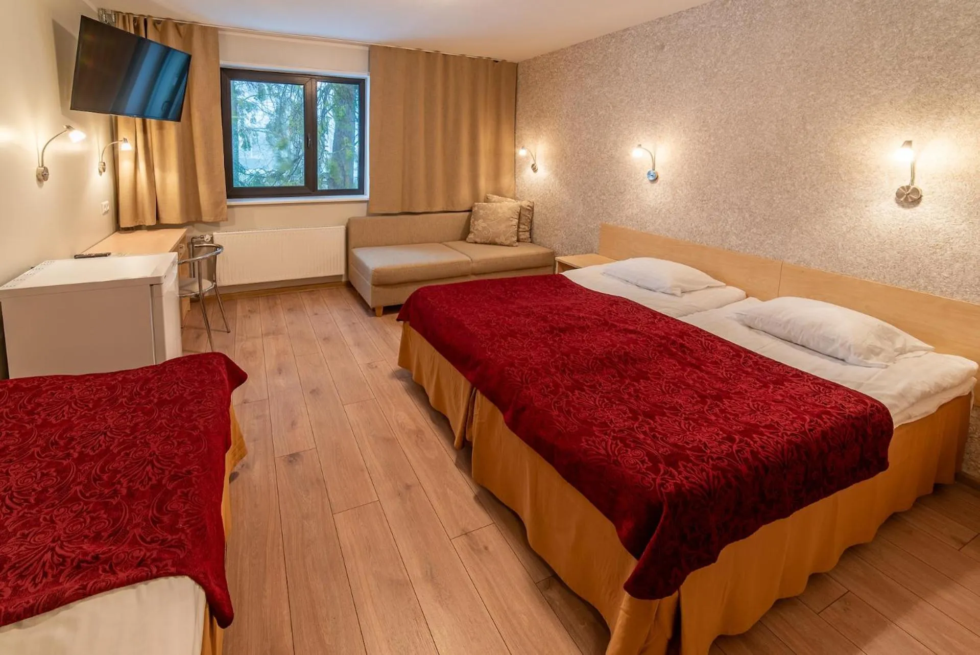 Bed in Hotel Karupesa