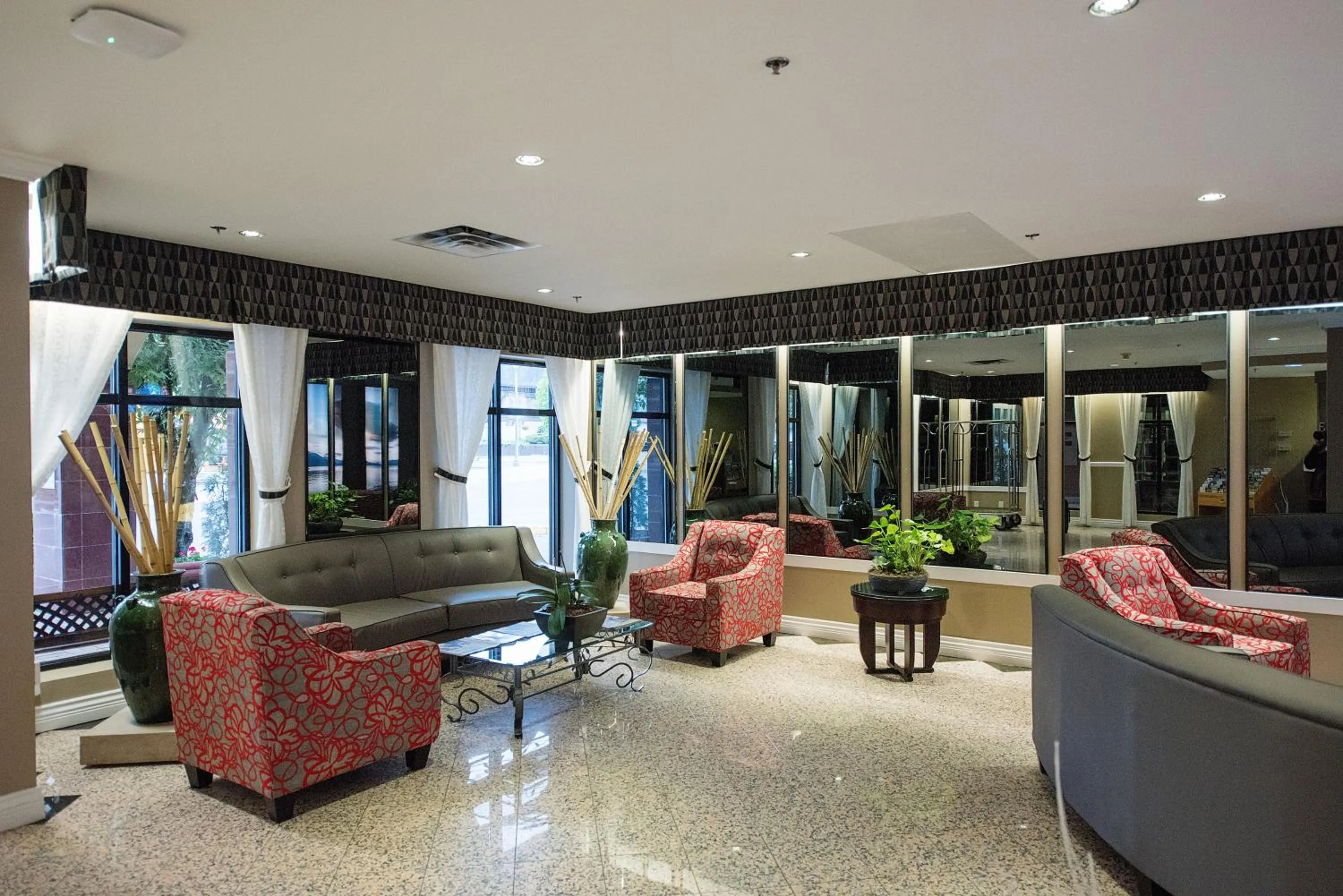 Lobby or reception in Harrison Lake Hotel