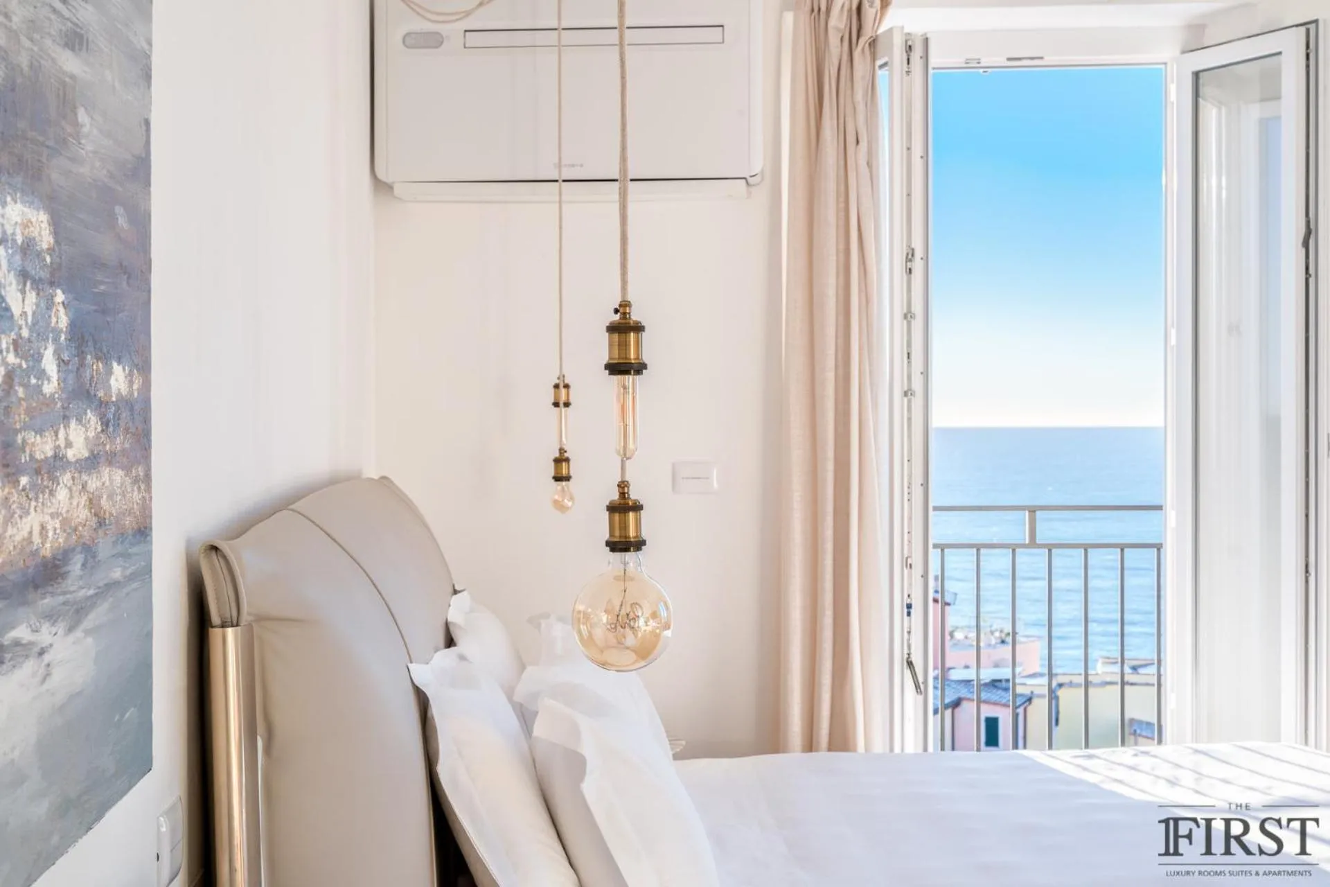 Balcony/Terrace, Bed in Il Sogno di Manarola by The First