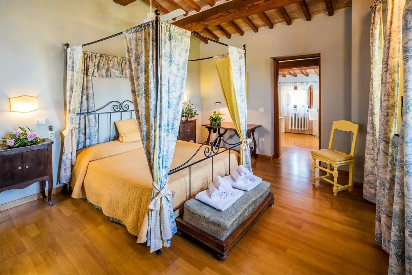 Bedroom, Bed in Castello di Titignano Bedroom, Bed in Castello di Titignano