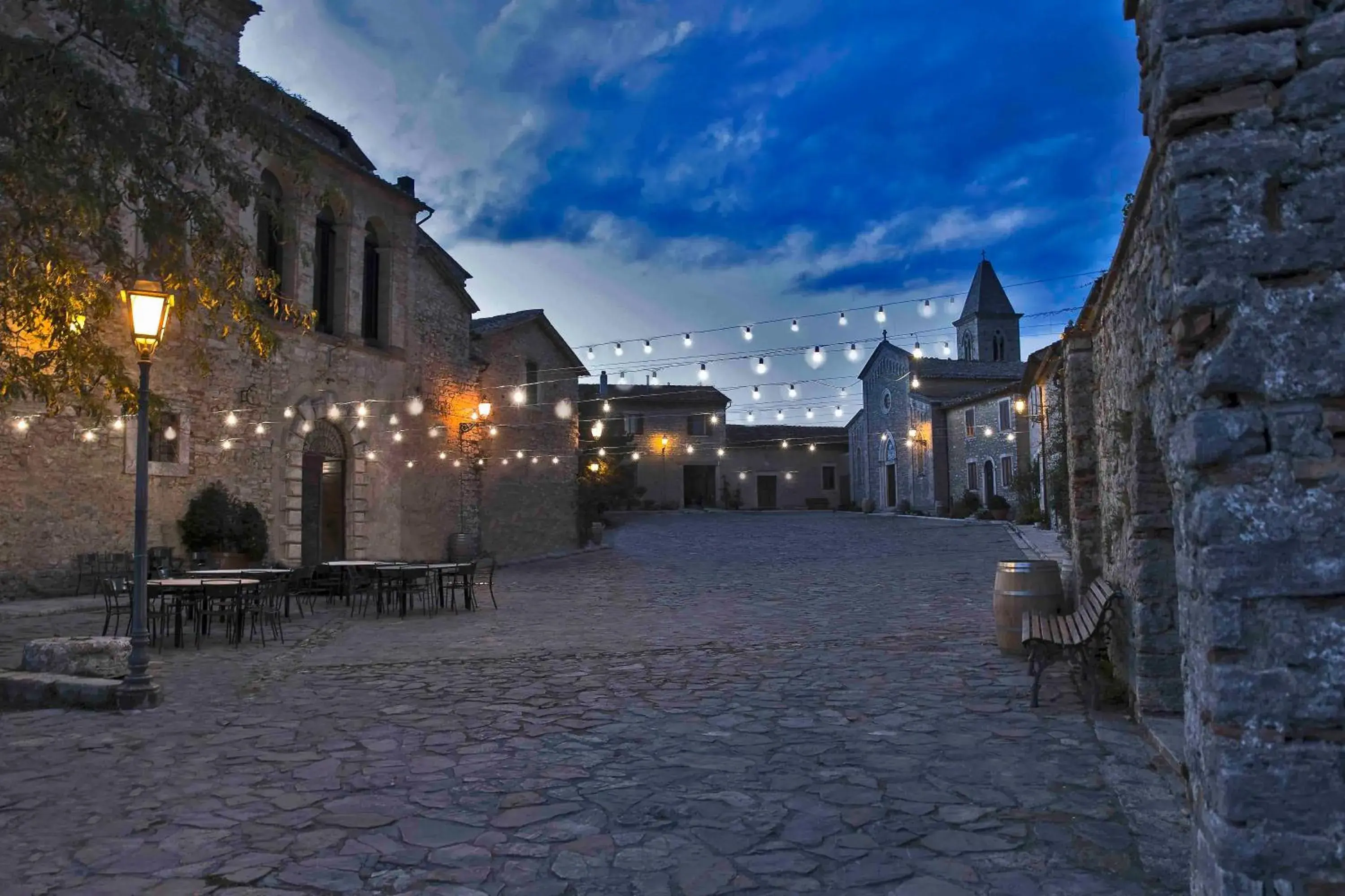 Landmark view in Castello di Titignano Landmark view in Castello di Titignano