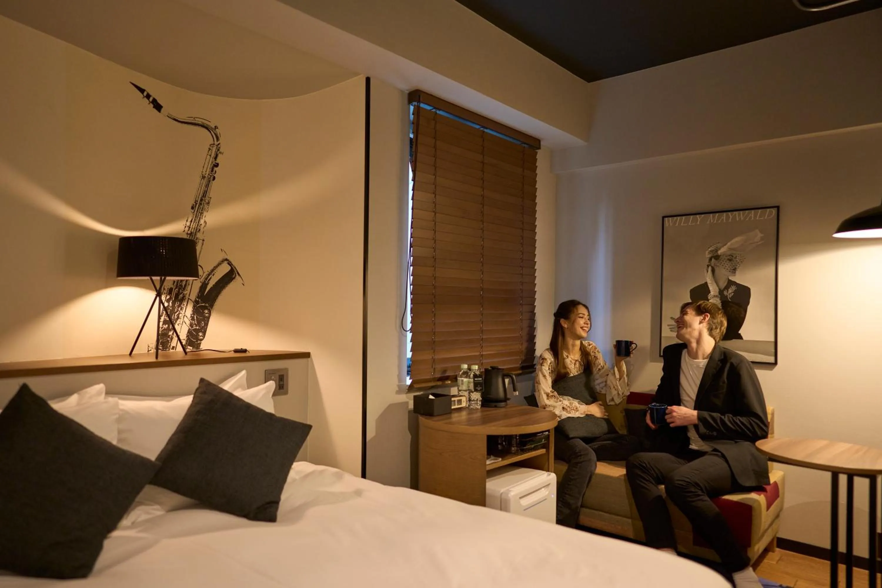 Bed in Hotel Resol Nagoya