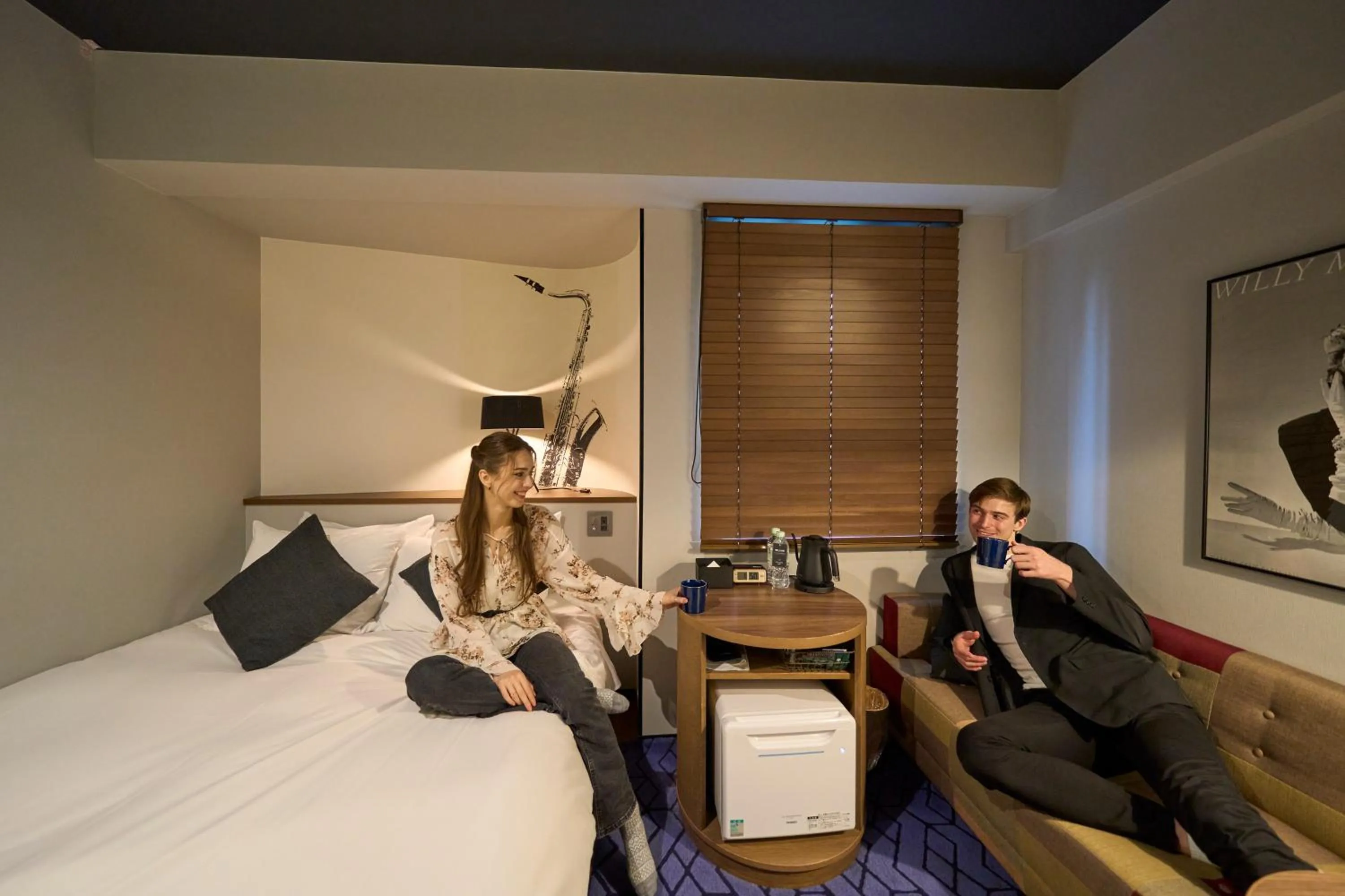 Bed in Hotel Resol Nagoya