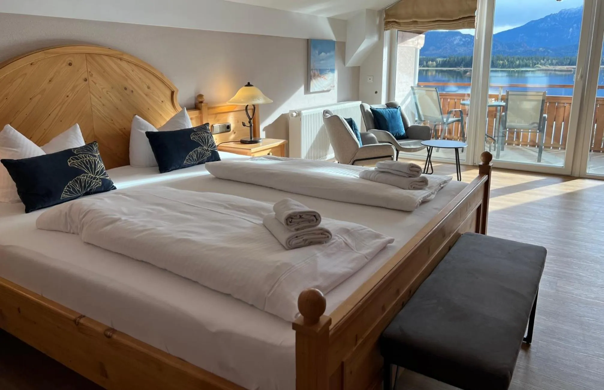 Bed in Hotel Fischer am See