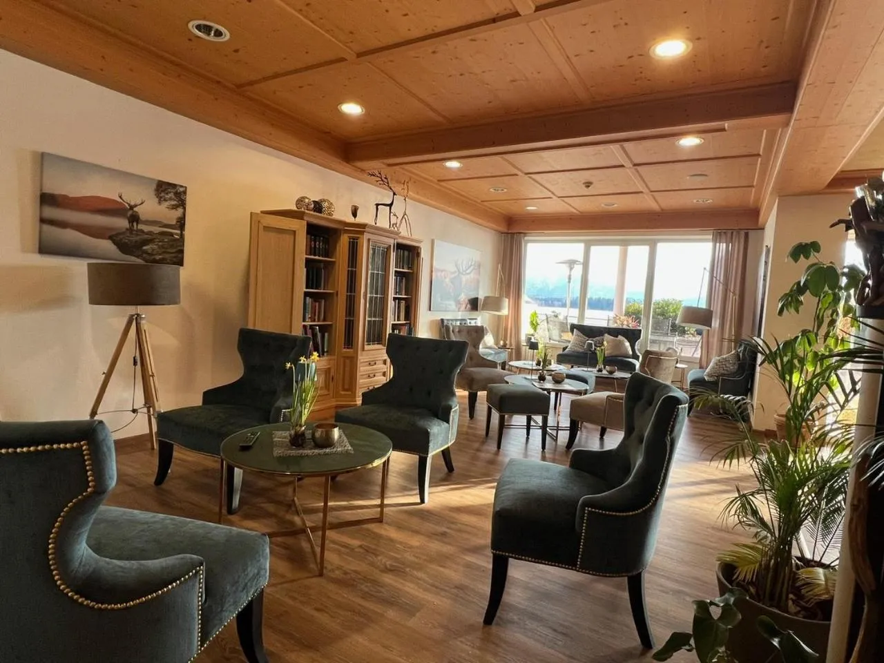 Lobby or reception in Hotel Fischer am See