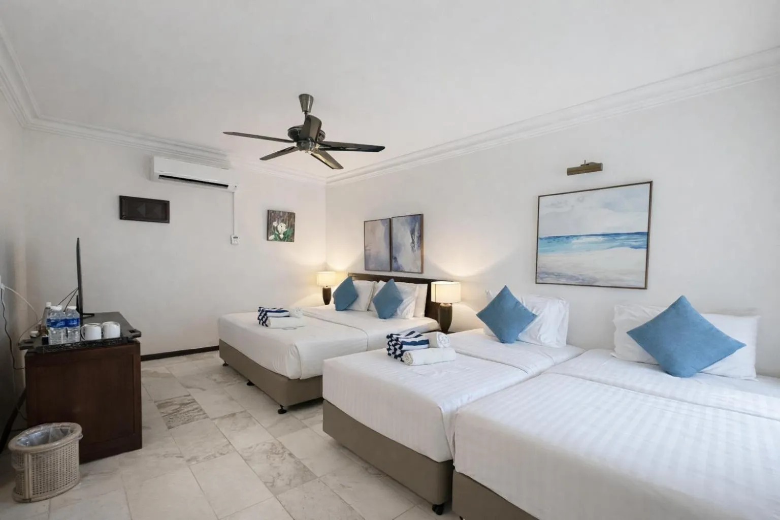 Bed in Frangipani Langkawi Resort