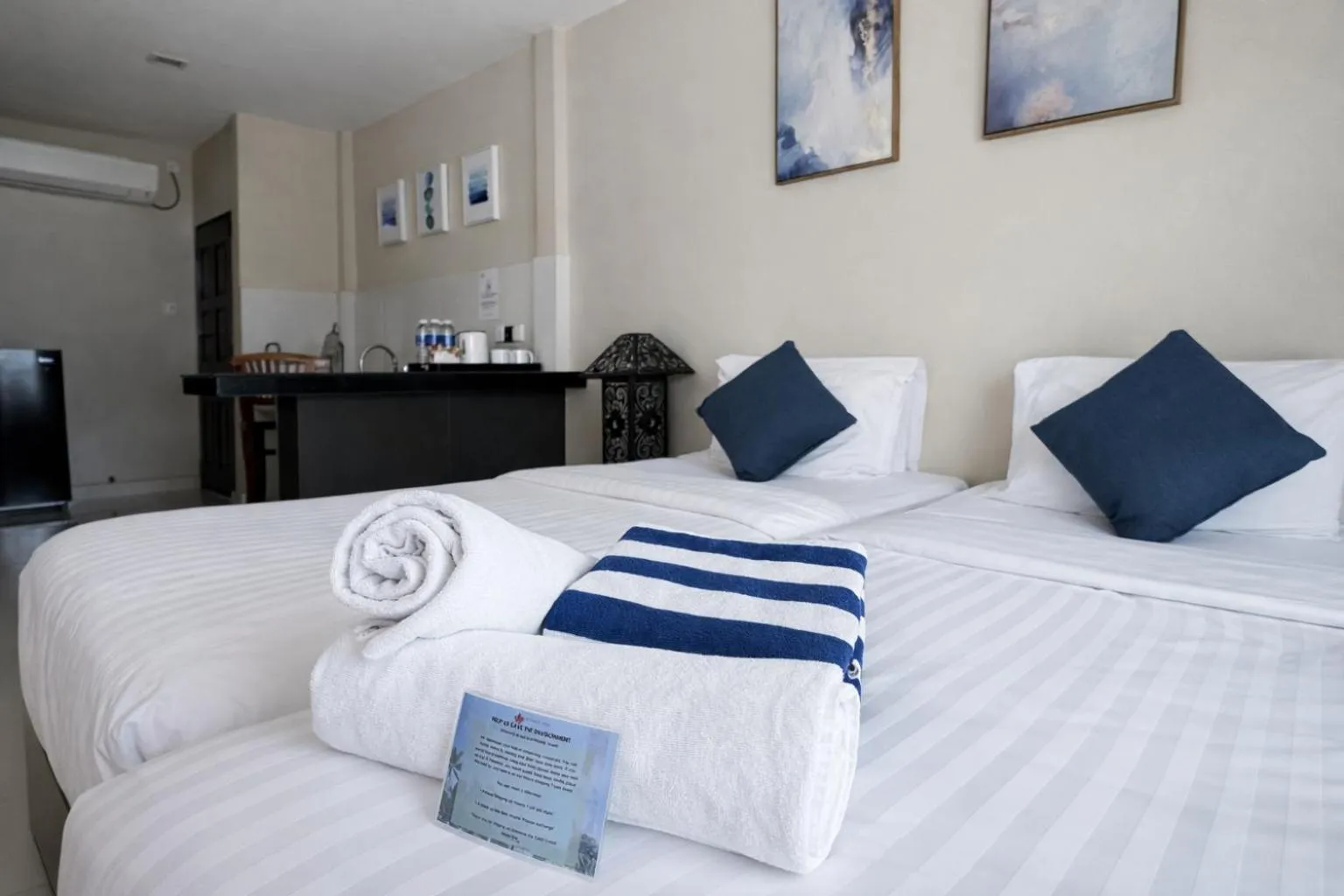 Bed in Frangipani Langkawi Resort