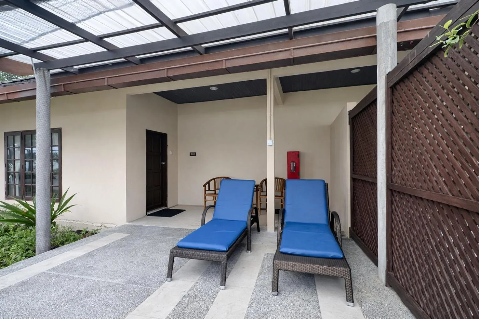 Patio in Frangipani Langkawi Resort