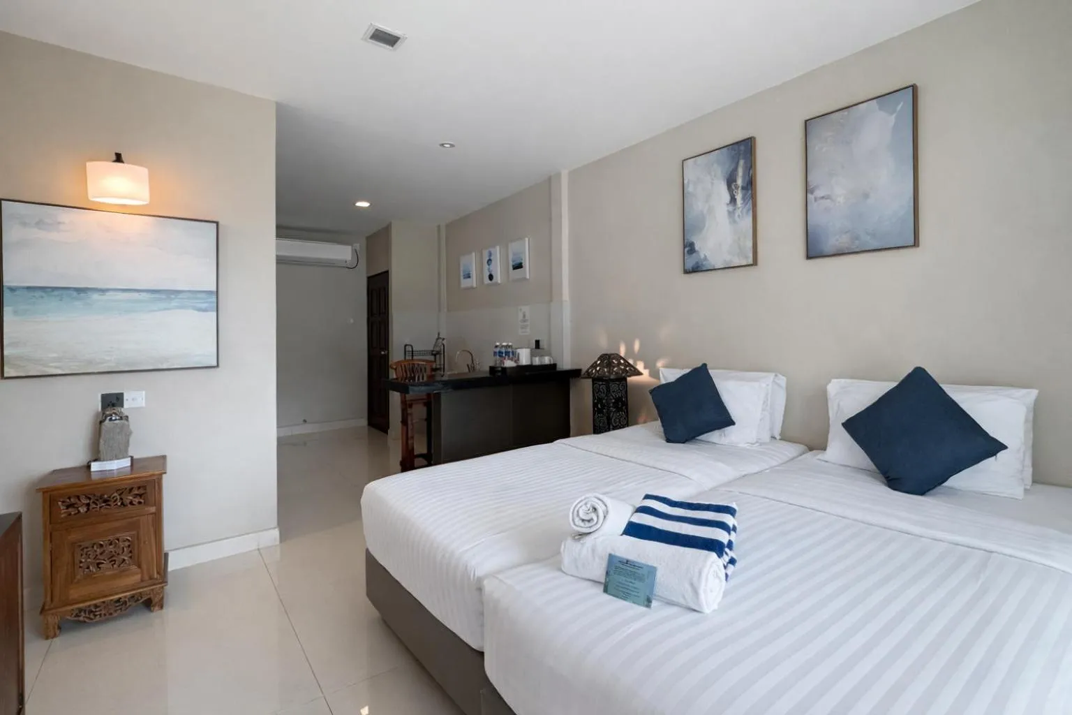 Bed in Frangipani Langkawi Resort