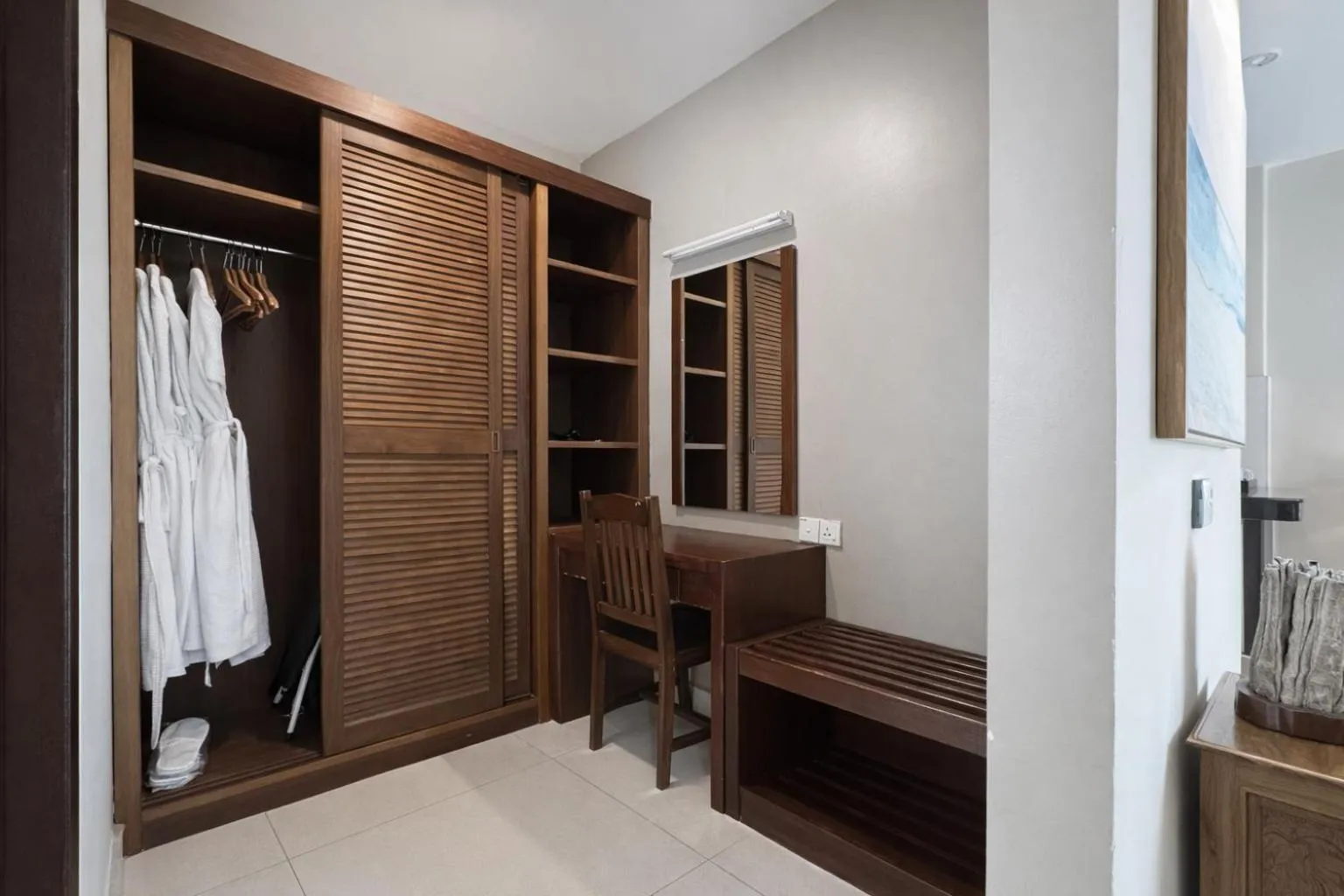 wardrobe in Frangipani Langkawi Resort