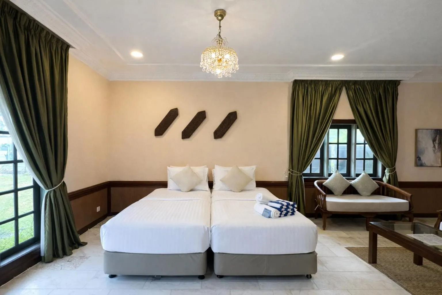 Bed in Frangipani Langkawi Resort