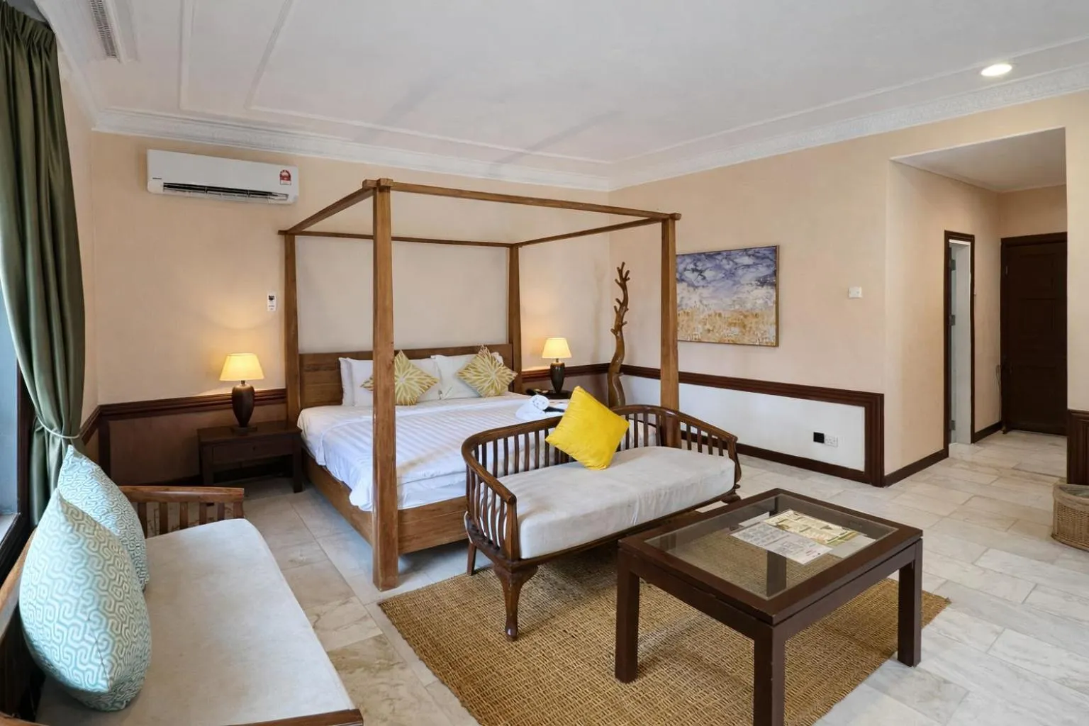 Bed in Frangipani Langkawi Resort