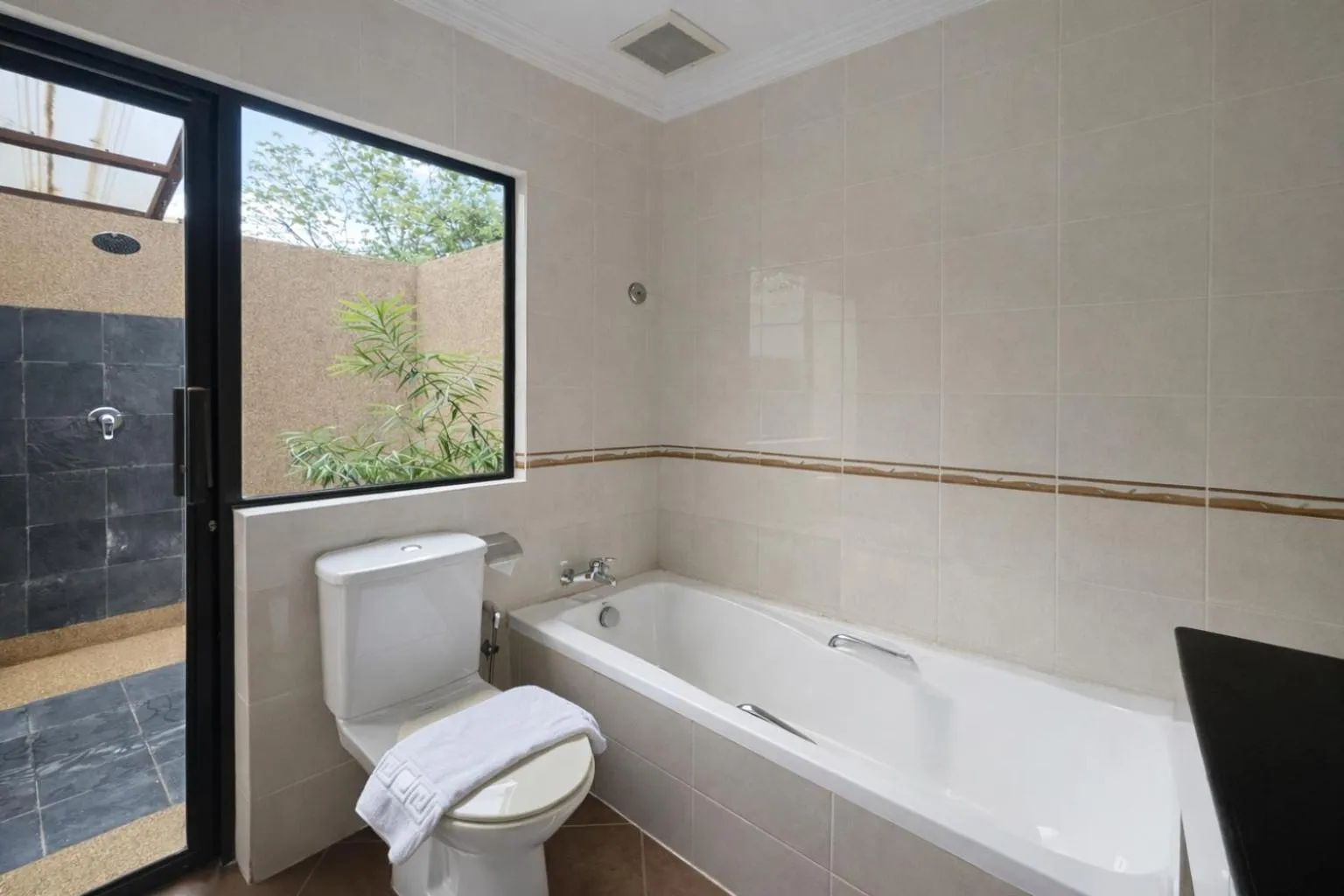 Shower in Frangipani Langkawi Resort